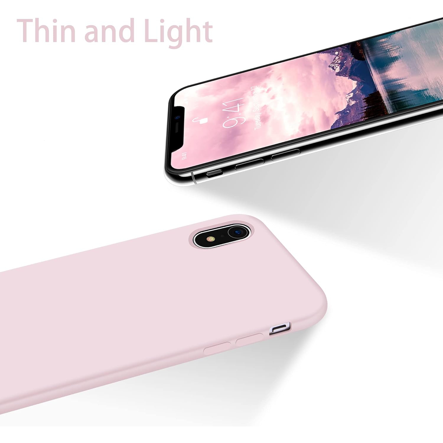 for iPhone XR Case, [Silky and Soft Touch Series] Premium Soft Silicone Rubber Full-Body Protective Bumper Case