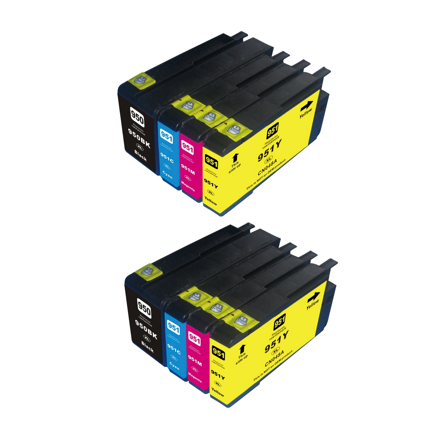 Max Saving - 2 Set Pack Compatible for HP 950XL 951XL Ink Cartridge Printer Officejet 8100 8600 8610 8620 8630 8640 8660 8615 8625 251