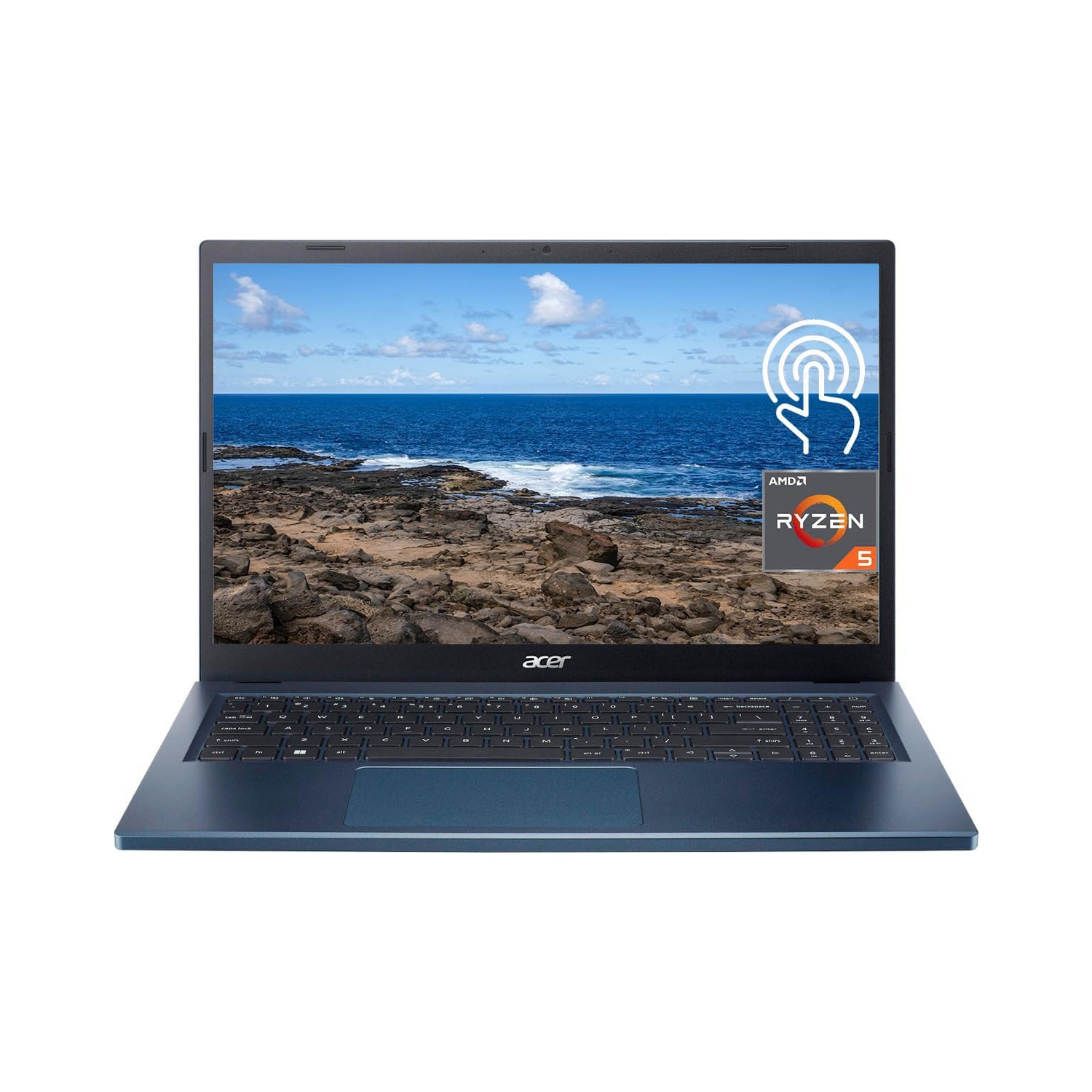 Open Box - Acer 15.6” Aspire 3 Touch Screen Laptop (AMD Ryzen 5-7520U/16Gb RAM/512Gb SSD/Win11) w/ 1 Year Warranty