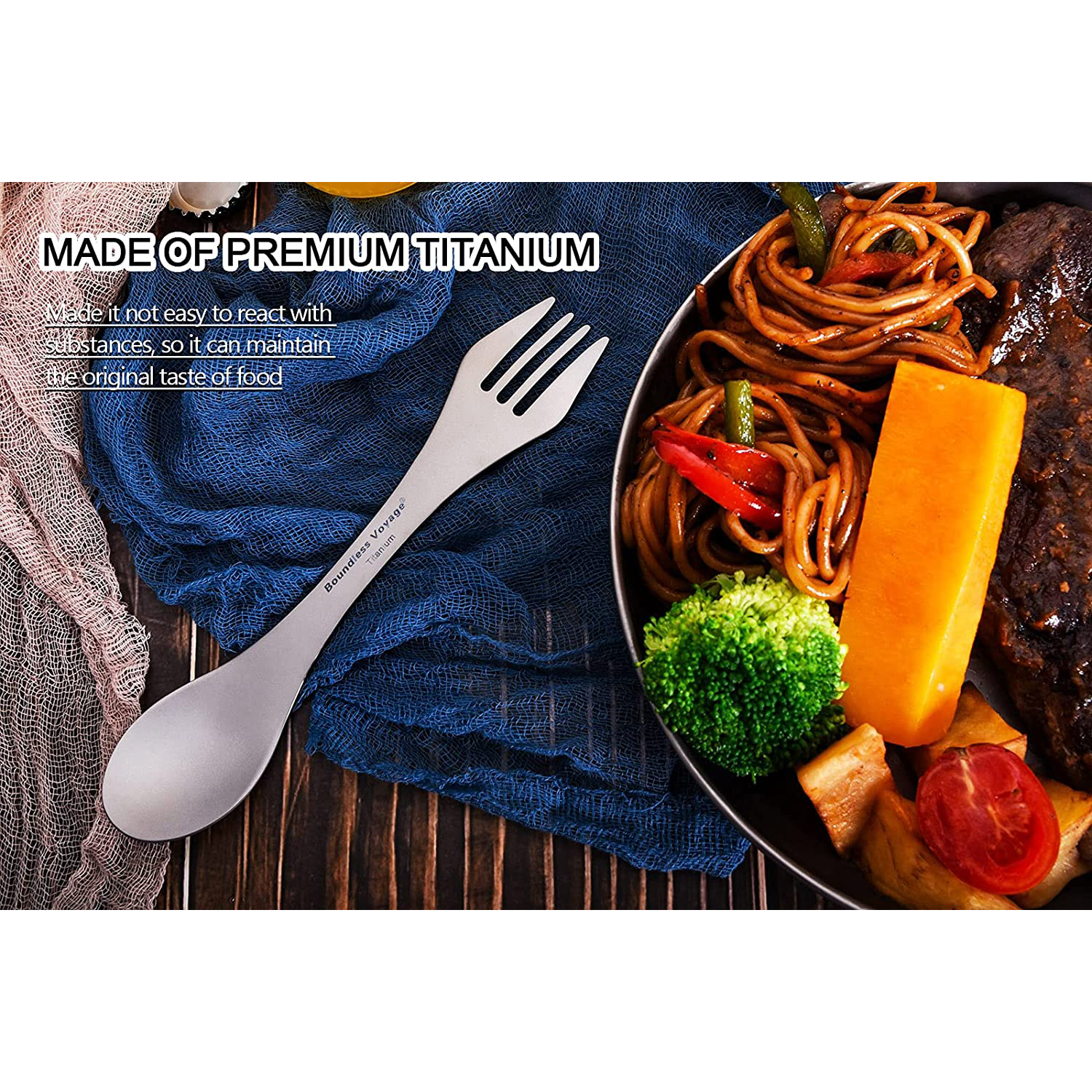 Boundless Voyage Titanium Spoon & Fork