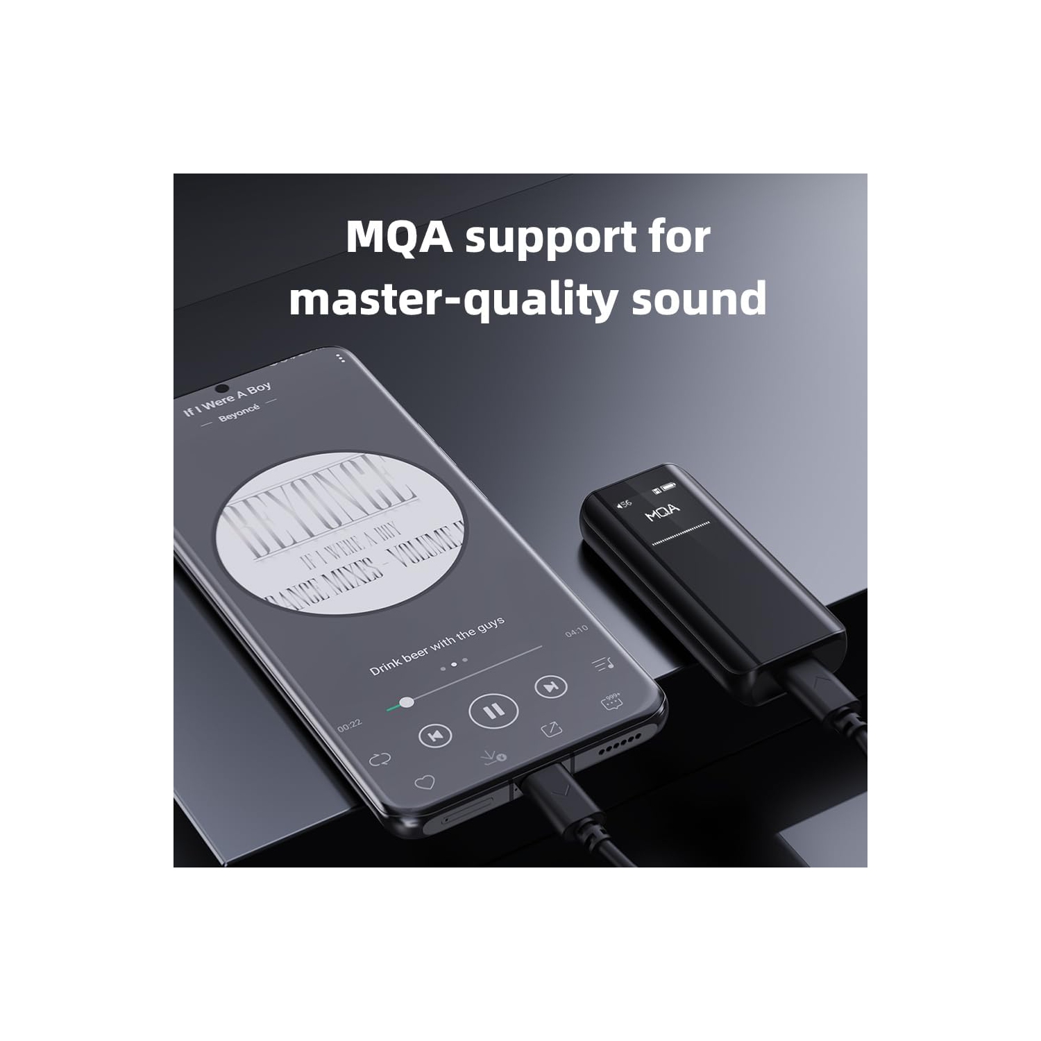 FiiO BTR15 Headphone Amps Bluetooth 5.1 Receiver High Resolution 384K/32Bit Native DSD256 USB DAC Supports LDAC/aptX HD/MQA for
