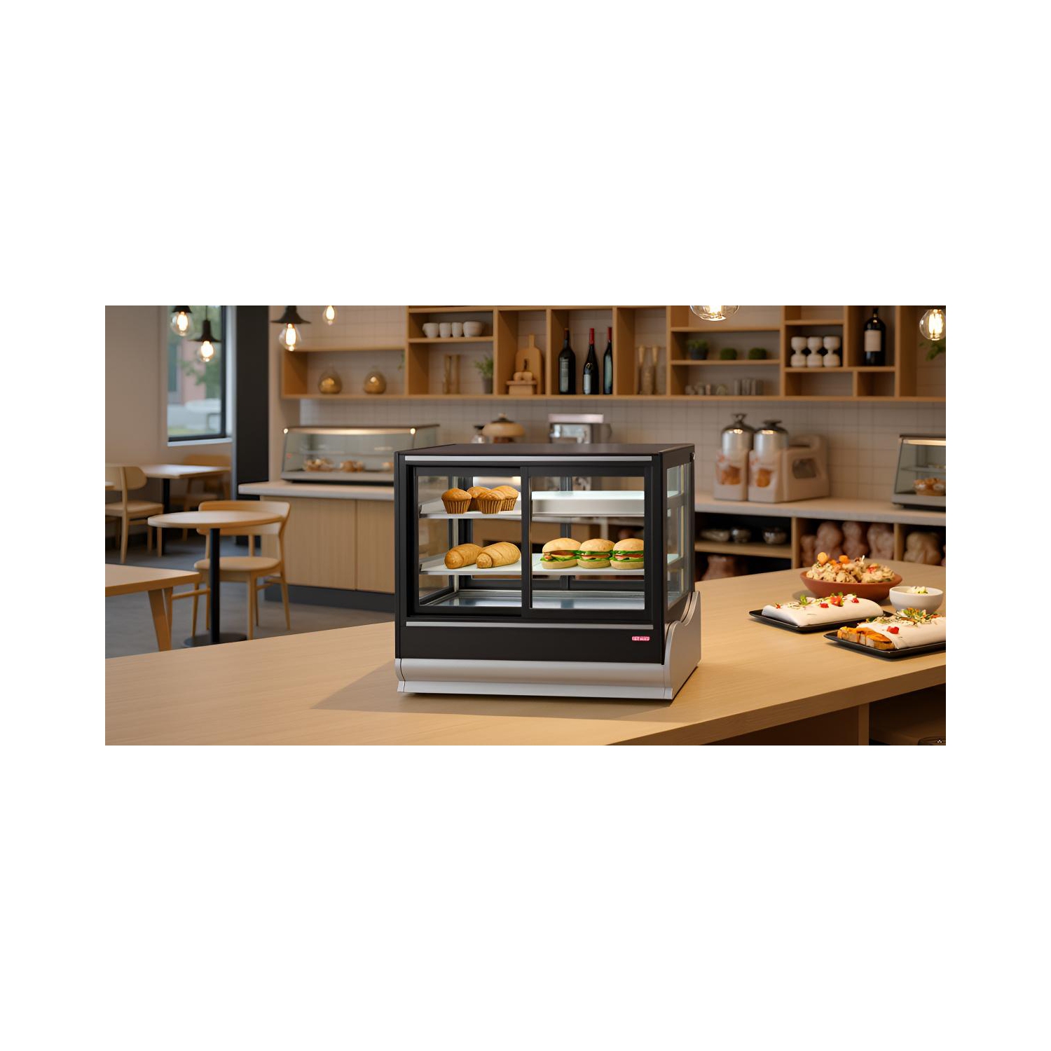 NOUVEAU présentoir de comptoir réfrigéré libre-service de 36 po de la gamme commerciale NCDC-36-SV d'AIR – idéal pour les restaurants, les cafés et