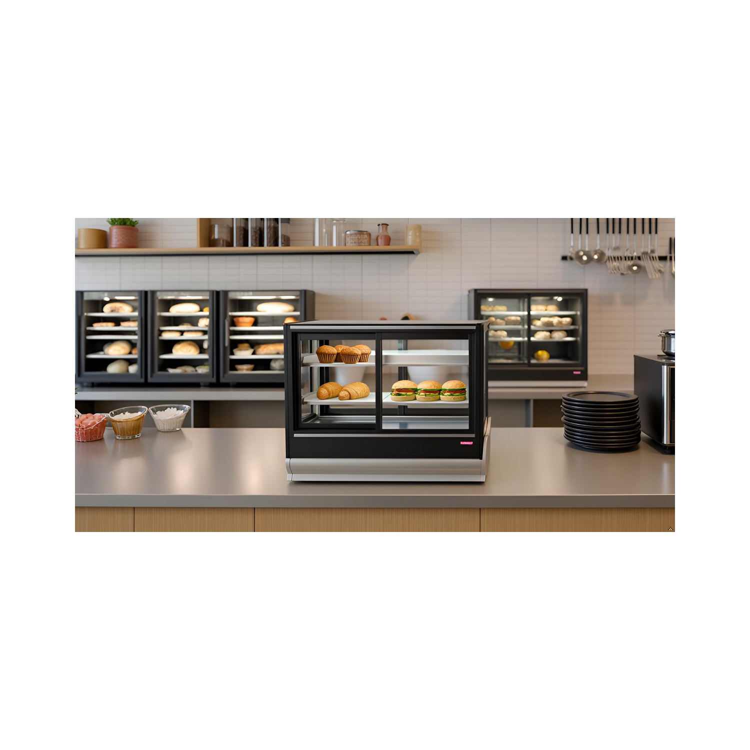 NOUVEAU présentoir de comptoir réfrigéré libre-service de 36 po de la gamme commerciale NCDC-36-SV d'AIR – idéal pour les restaurants, les cafés et