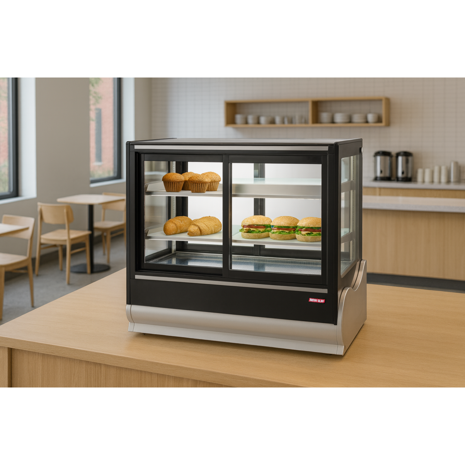 NOUVEAU présentoir de comptoir réfrigéré libre-service de 36 po de la gamme commerciale NCDC-36-SV d'AIR – idéal pour les restaurants, les cafés et