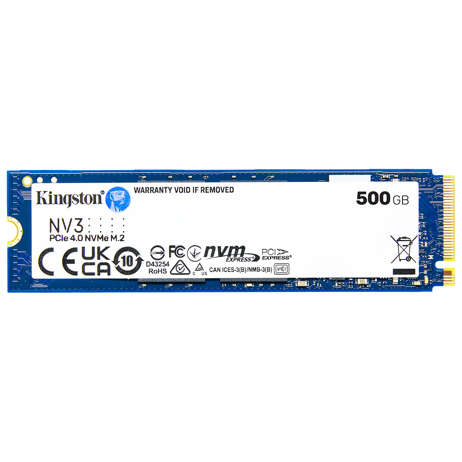 Kingston NV3 500GB NVMe PCI-e Internal Solid State Drive (NV3