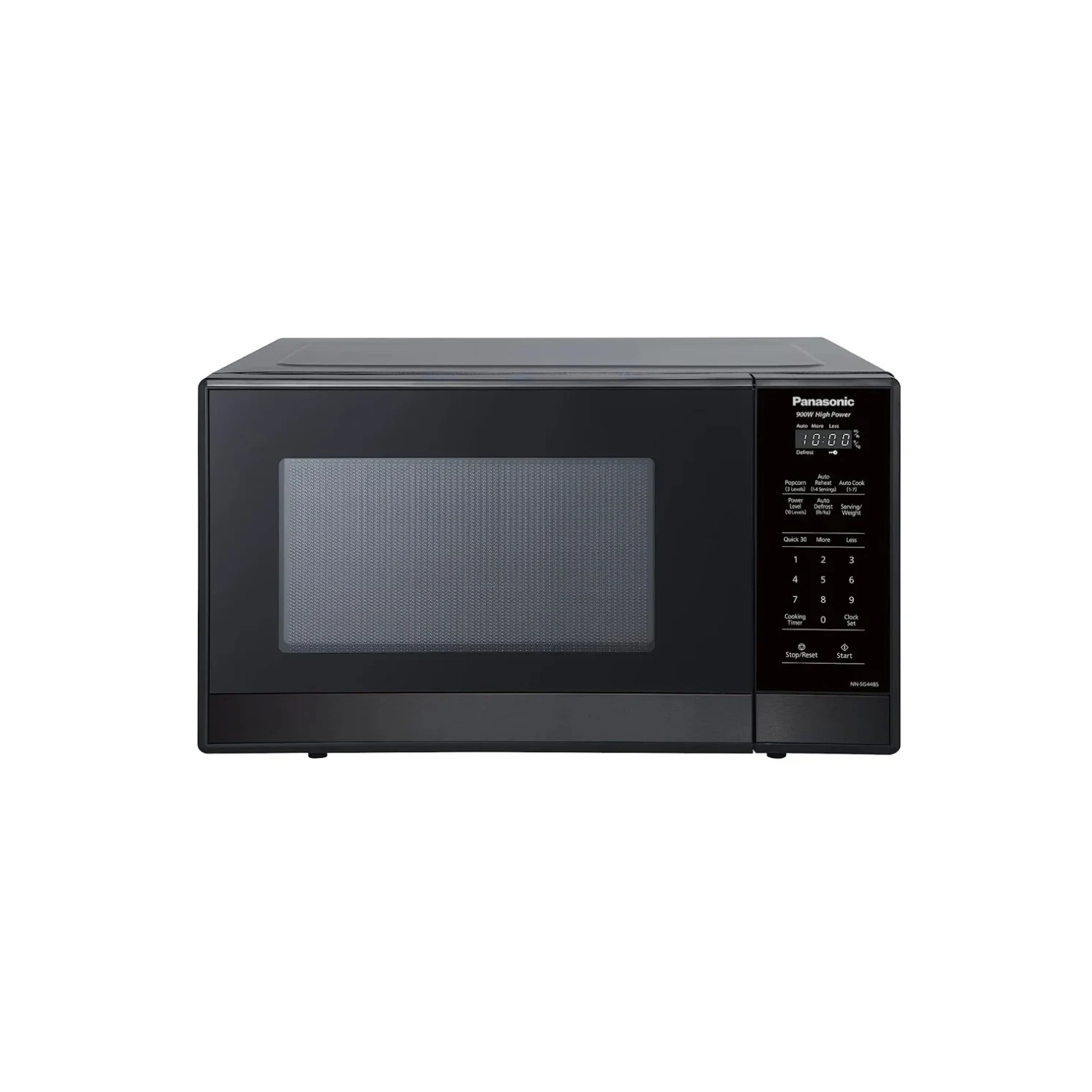 Open Box-Panasonic NNSG448SC Compact 900W Microwave Oven, Stainless Steel, Child lock