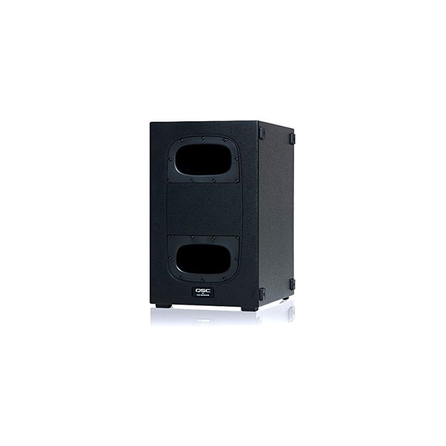 QSC KS112 2000 Watt 12 Inch Powered Subwoofer - Ultra Compact and Rugged Design - Integrated DSP - Vertical, Horizontal or Pole Mounting Options -