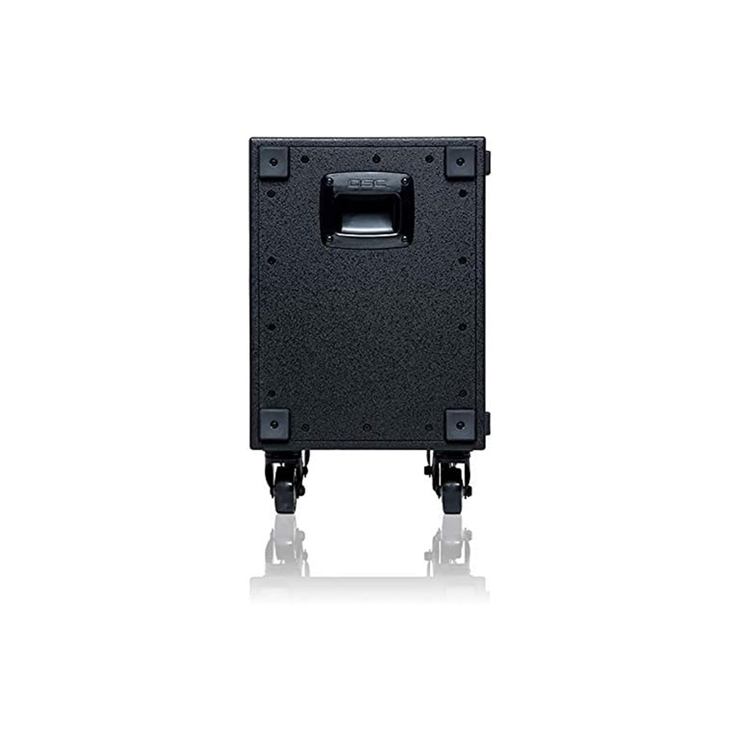 QSC KS112 2000 Watt 12 Inch Powered Subwoofer - Ultra Compact and Rugged Design - Integrated DSP - Vertical, Horizontal or Pole Mounting Options -