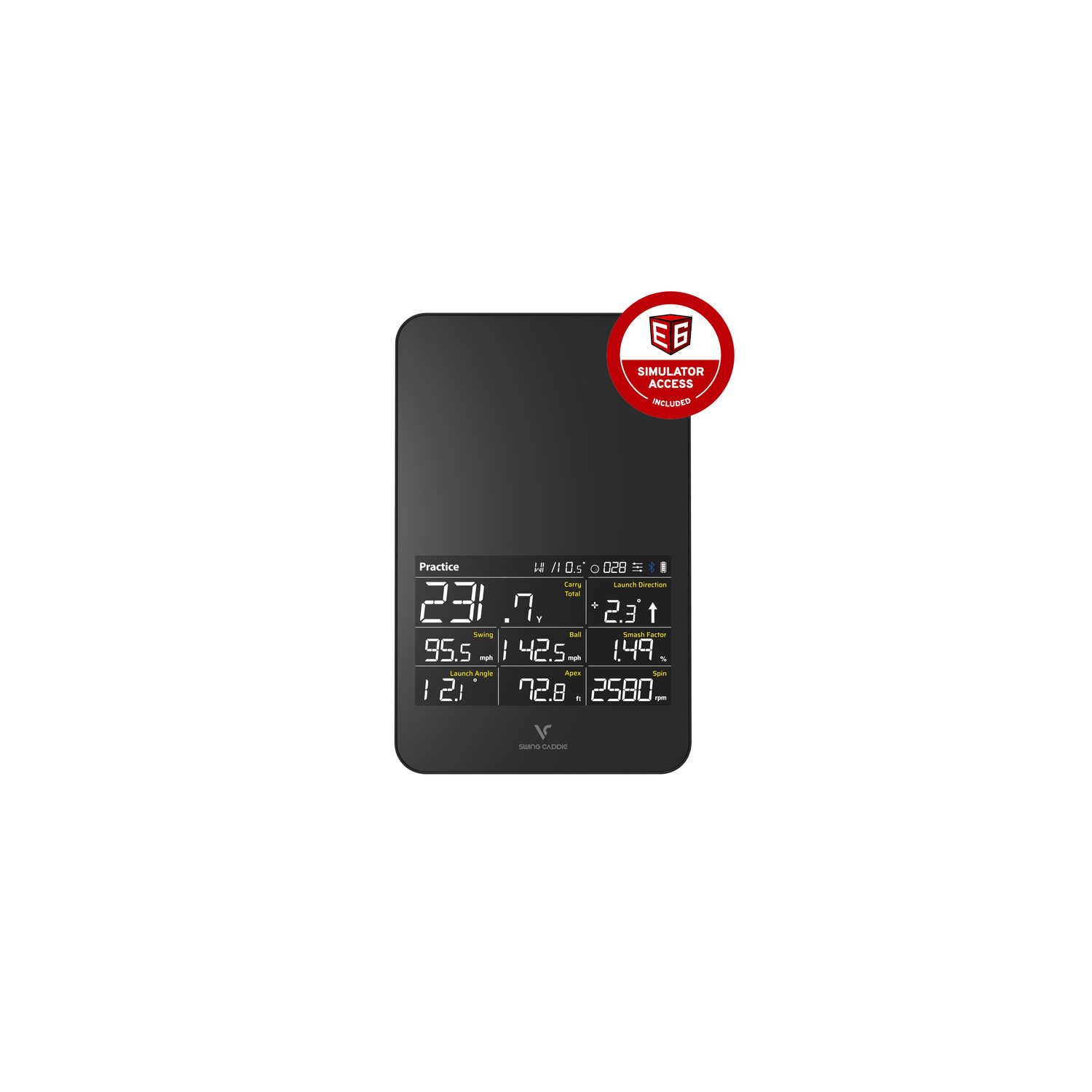Voice Caddie SC4 Simulator + moniteur de lancement