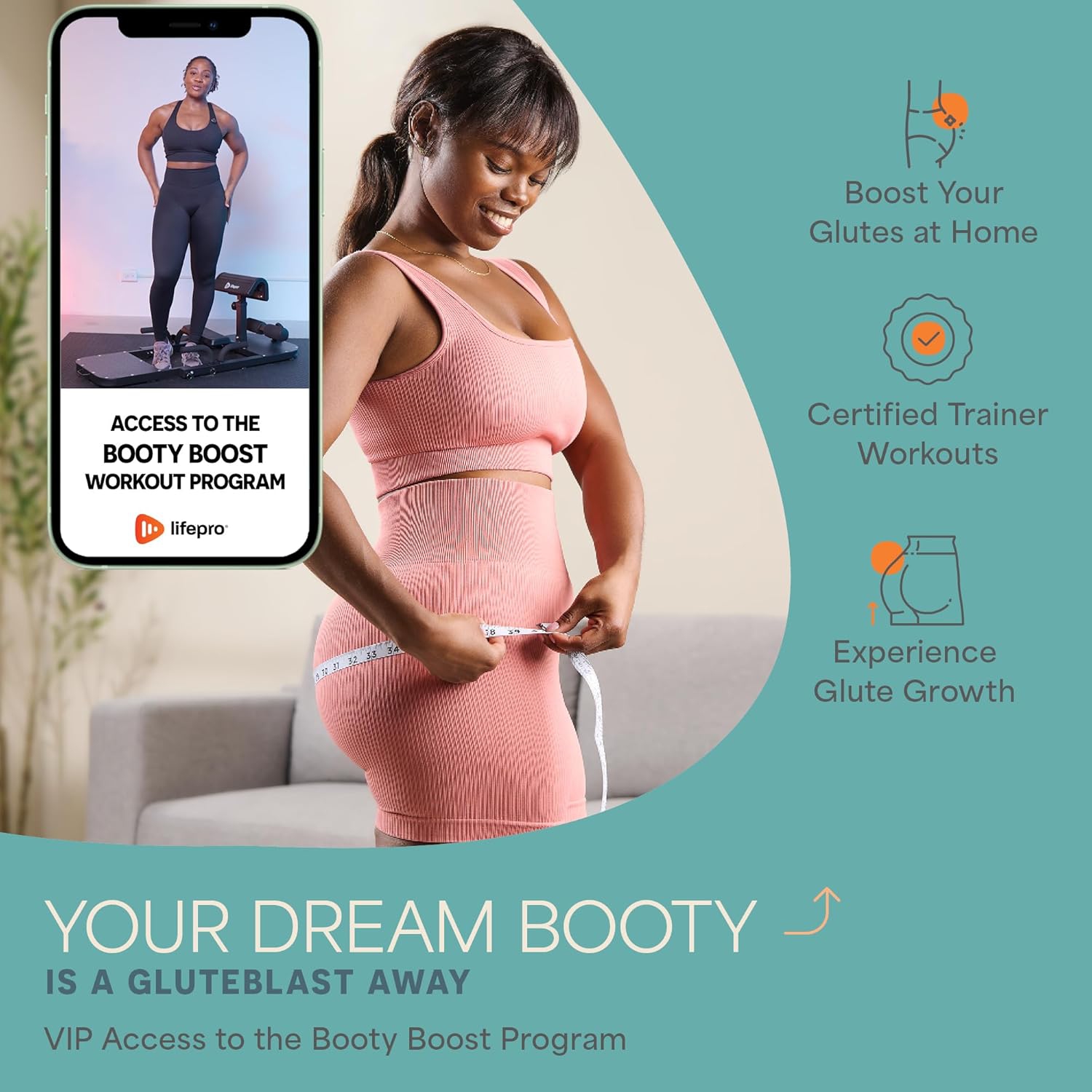 Lifepro 2-in-1 Sissy Squat & Glute Machine - Premium Home Workout Equipment for Squats & Glutes