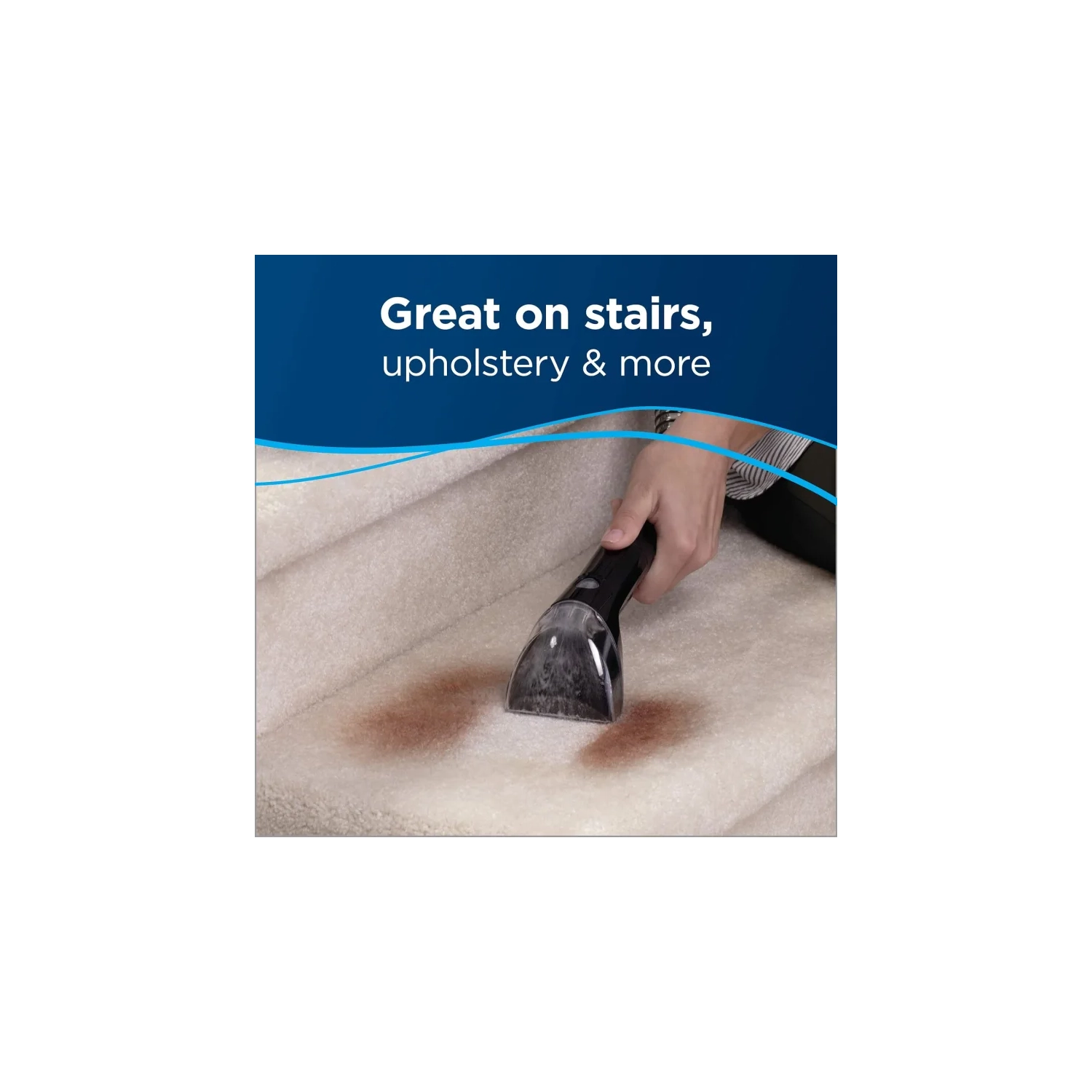 Bissell Little Green ProHeat Portable Deep Cleaner 2513B - Spot Cleaner for Carpet & Upholstery with Self-Cleaning HydroRinse Tool