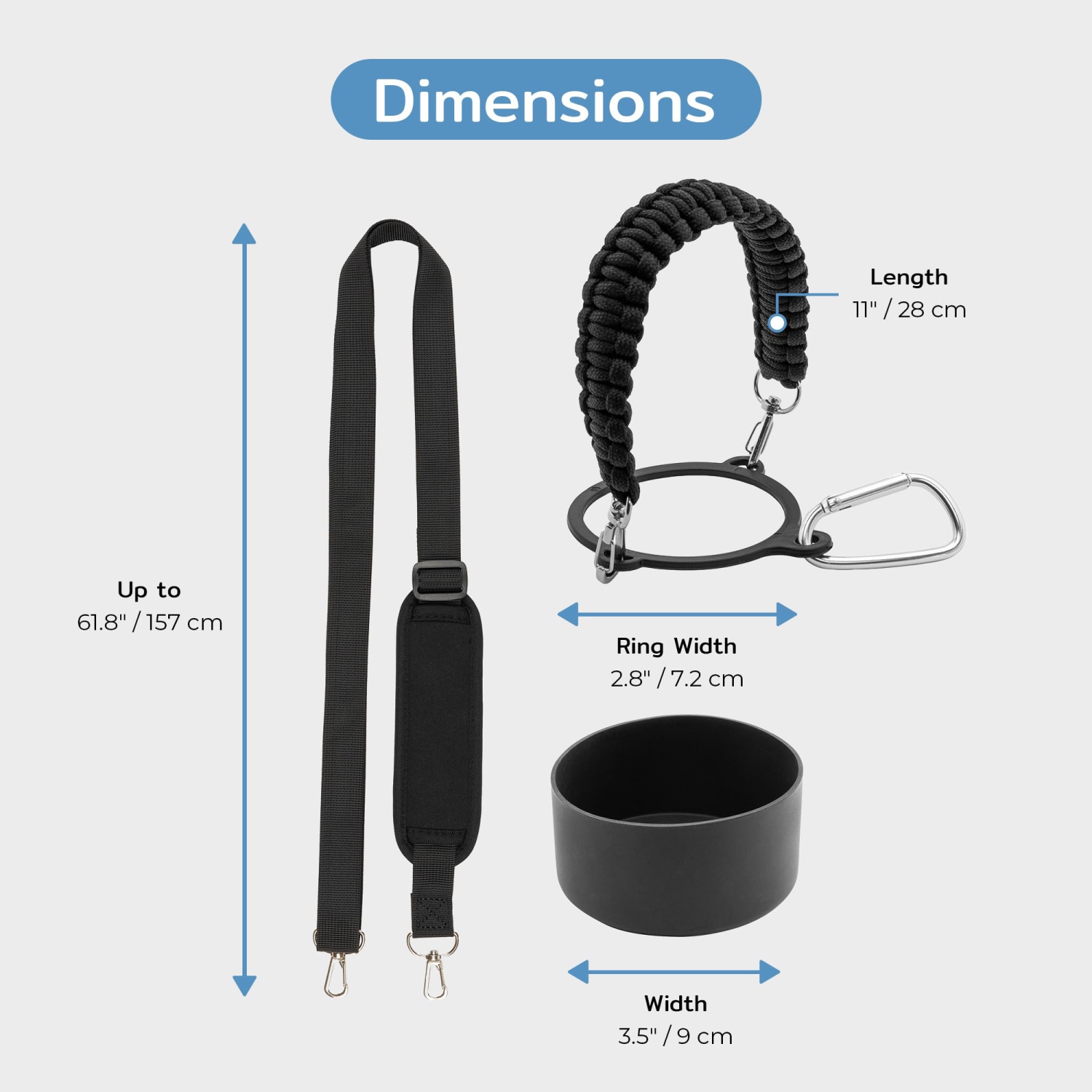 Sac isotherme avec poches de rangement de BOZ Adventure Companion de 32&nbsp;oz - tissu de qualité supérieure, bandoulière ajustable