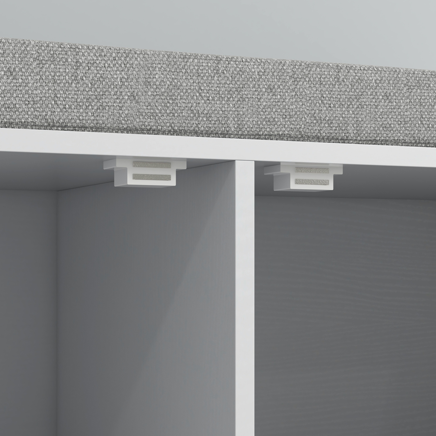 HOMCOM Shoe Bench with Seat Cushion, Entryway Bench, Shoe Cabinet for Hallway, Living Room, Supports 352lbs, White