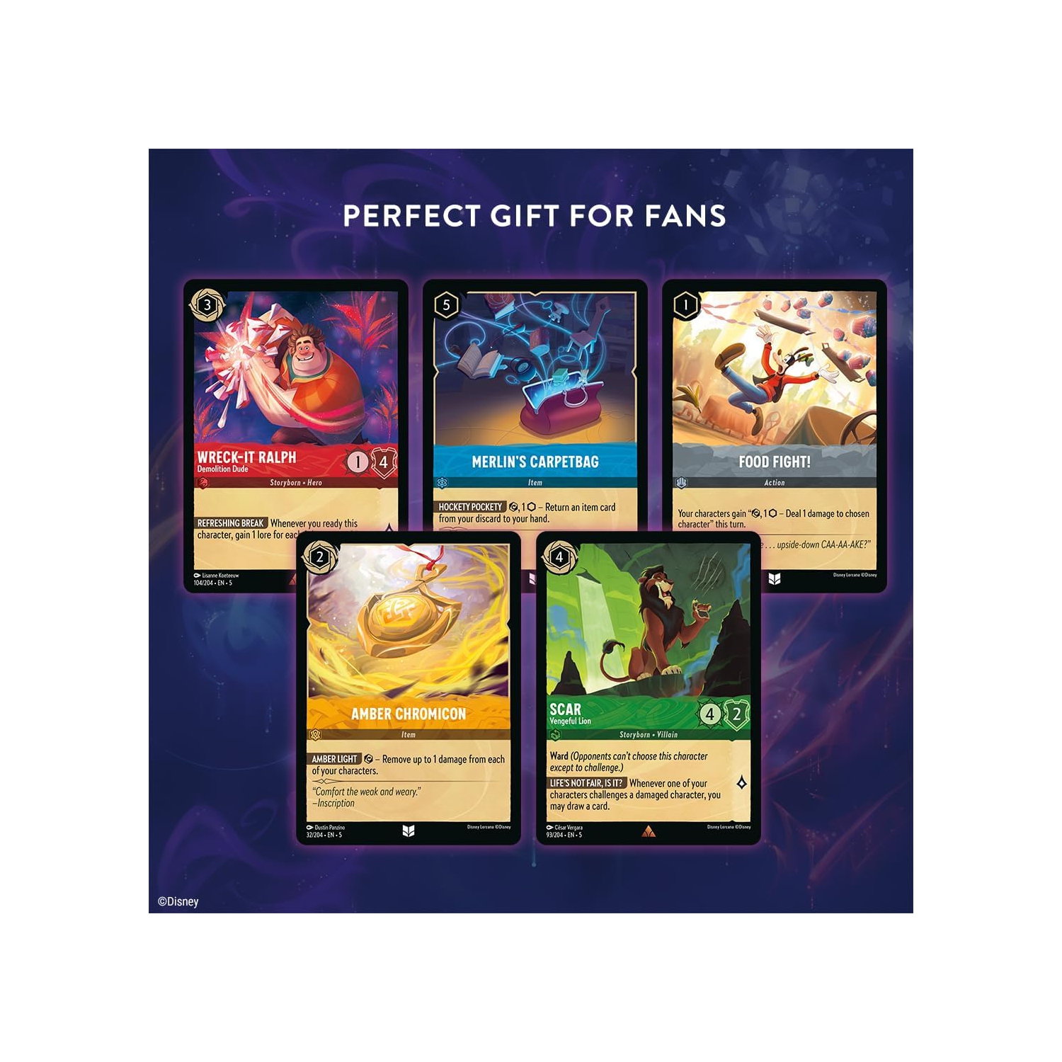 Ravensburger Disney Lorcana Trading Card Game: Shimmering Skies Booster Box 24 packs, 12 cards per pack