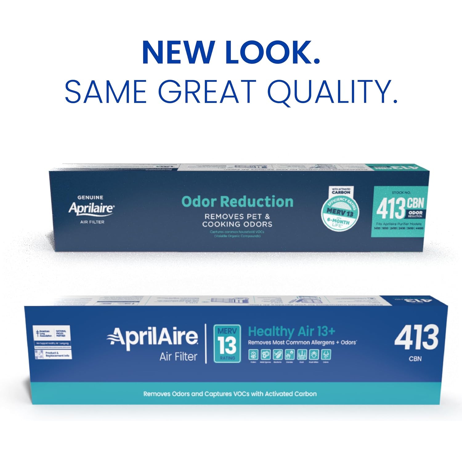 Aprilaire 413CBN Odor Reduction Air Filter for Aprilaire Whole-Home Air Purifiers, MERV 13