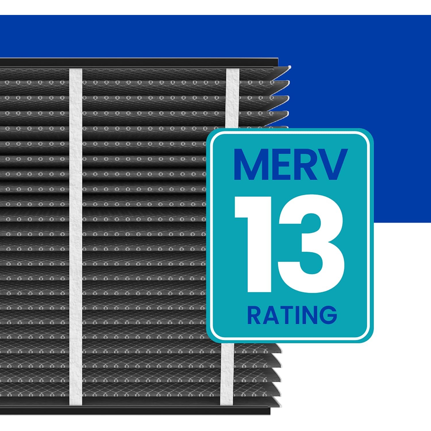 Aprilaire 413CBN Odor Reduction Air Filter for Aprilaire Whole-Home Air Purifiers, MERV 13