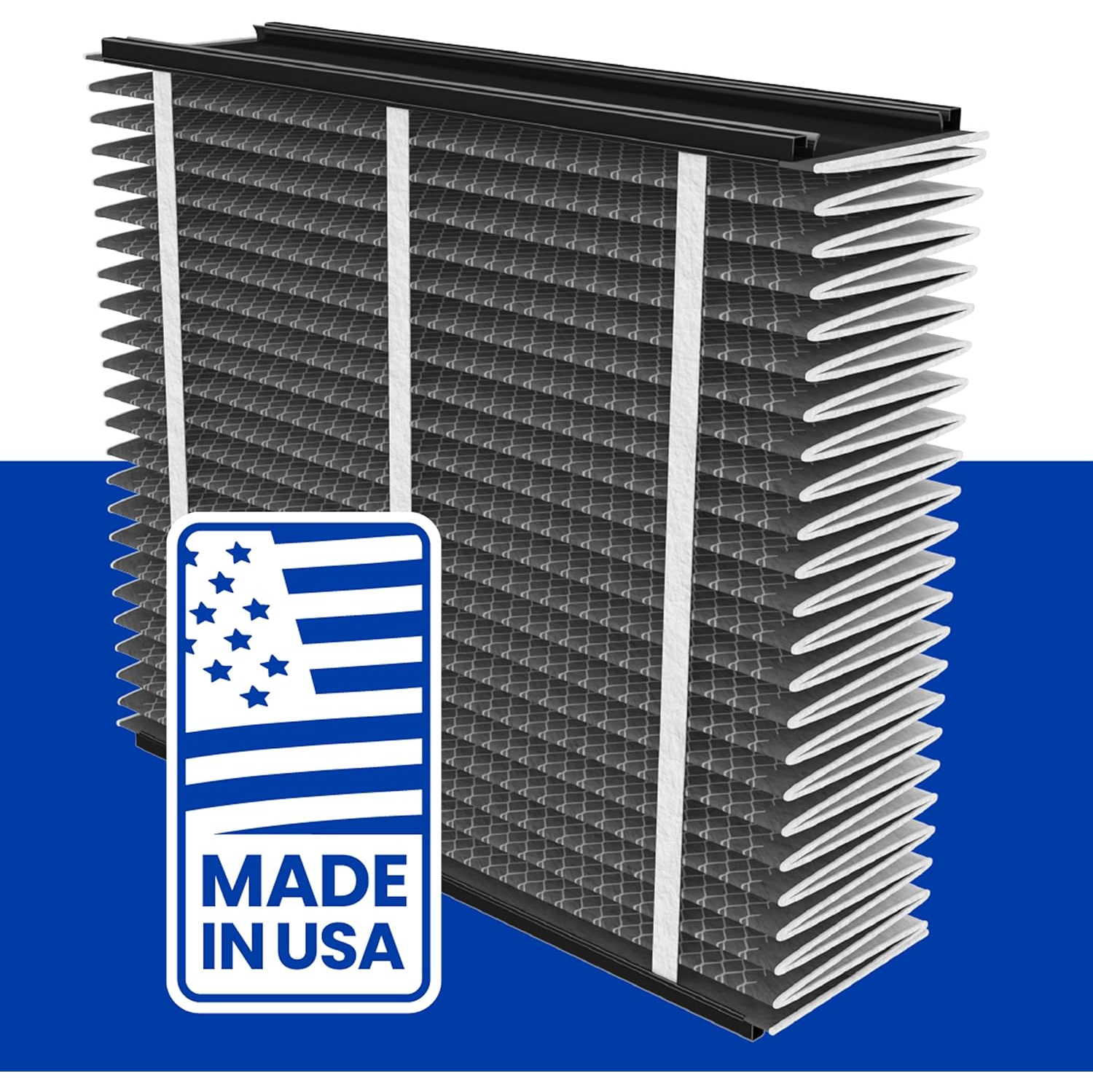 Aprilaire 413CBN Odor Reduction Air Filter for Aprilaire Whole-Home Air Purifiers, MERV 13