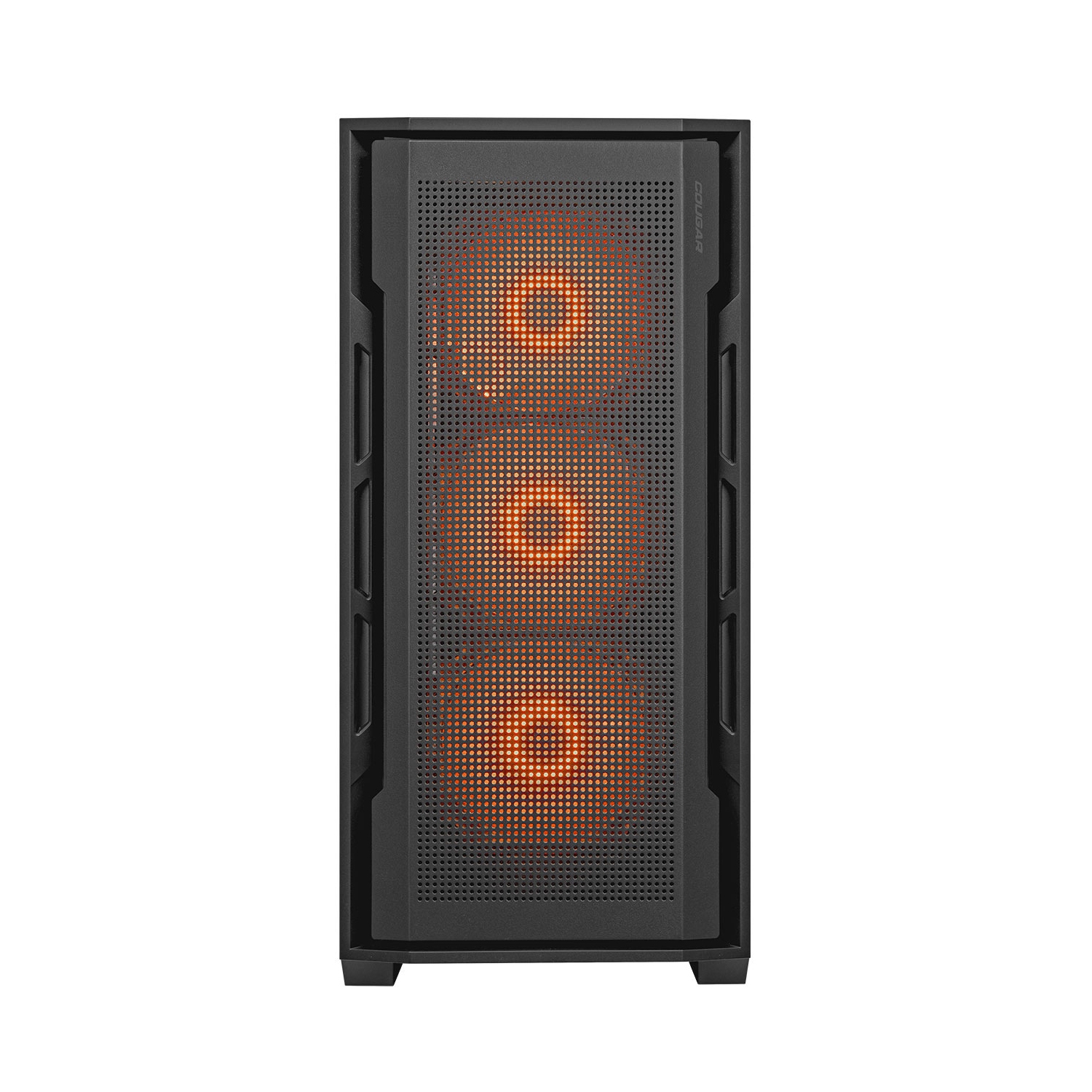 Cougar UNIFACE RGB Mid Tower ATX Computer Case, Tempered Glass Side Panel, 4 x 120mm ARGB Fans Pre-Installed, Black