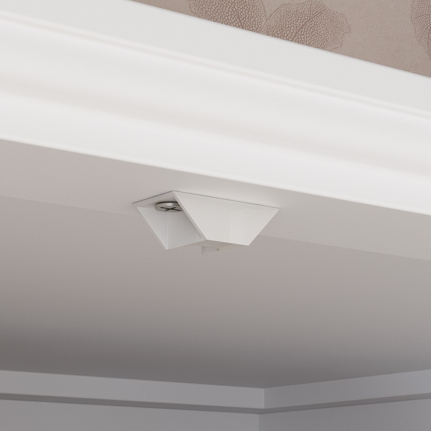 Famapy – Armoire élégante avec portes en verre, tiges à suspendre et tiroirs spacieux pour un rangement organisé pour chambre à coucher, blanc