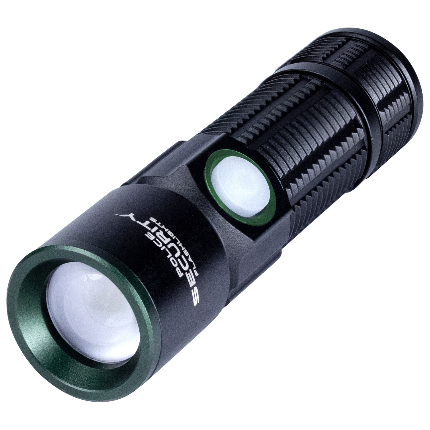 Lampe de poche USB rechargeable de Police Security - 550 lumens