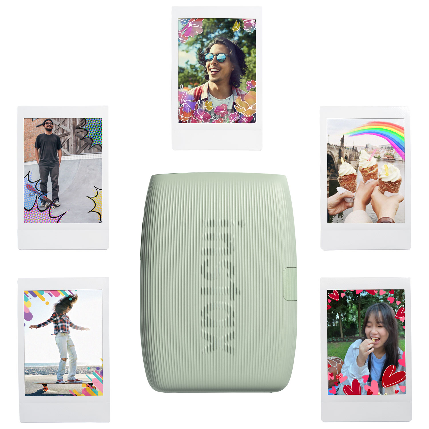 Fujifilm Instax Mini Link 3 Smartphone Printer - Sage Green