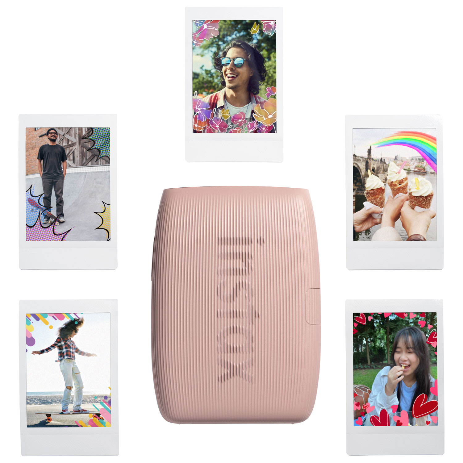Fujifilm Instax Mini Link 3 Smartphone Printer - Rose Pink