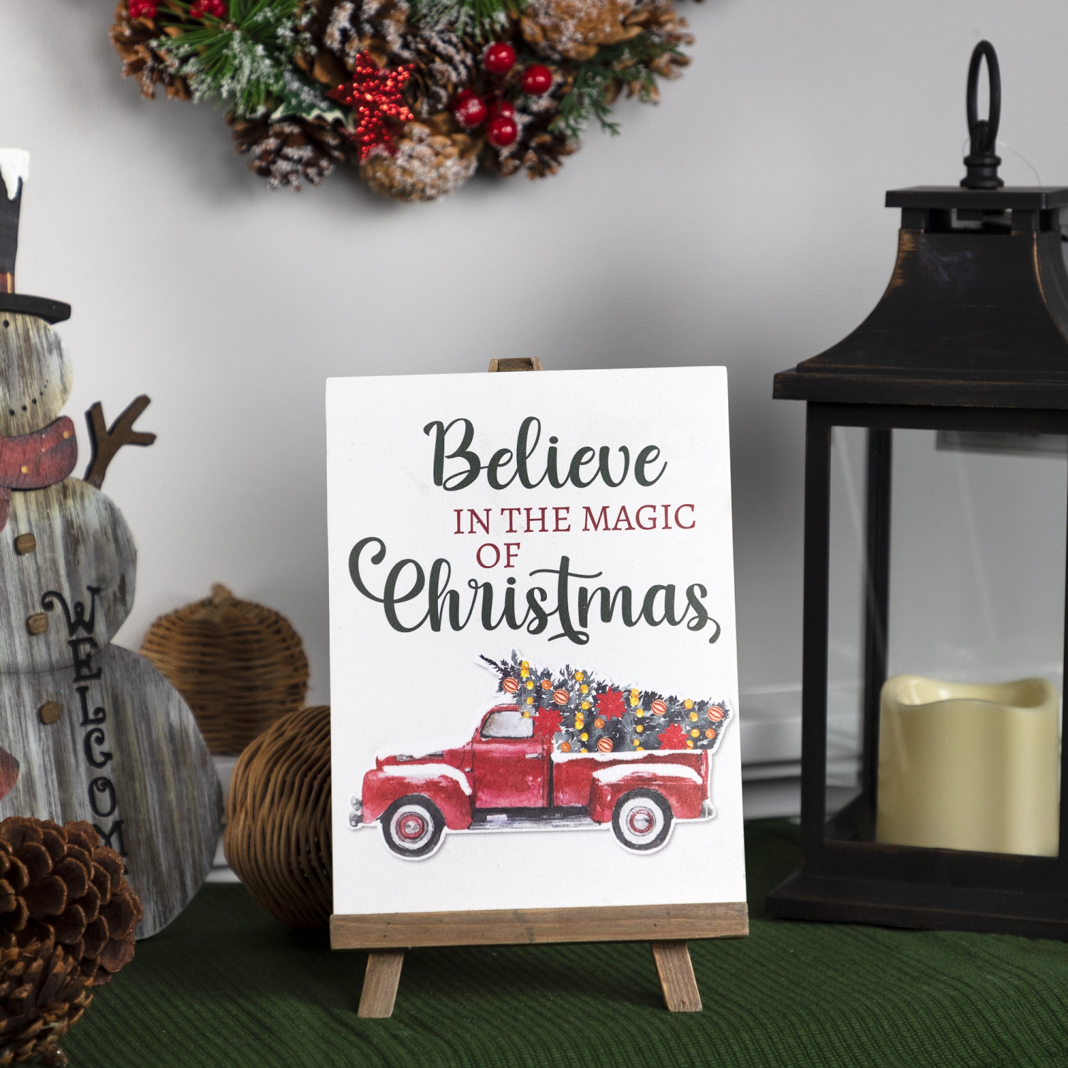 Believe in the Magic of Christmas Sign - 9.25"