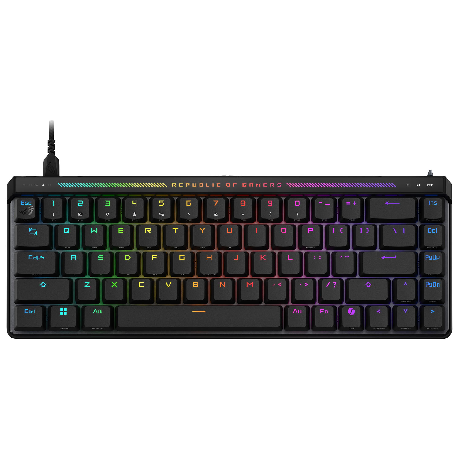 ASUS M605 ROG Falchion Ace HFX Wired Backlit Mechanical Compact Gaming Keyboard - Black