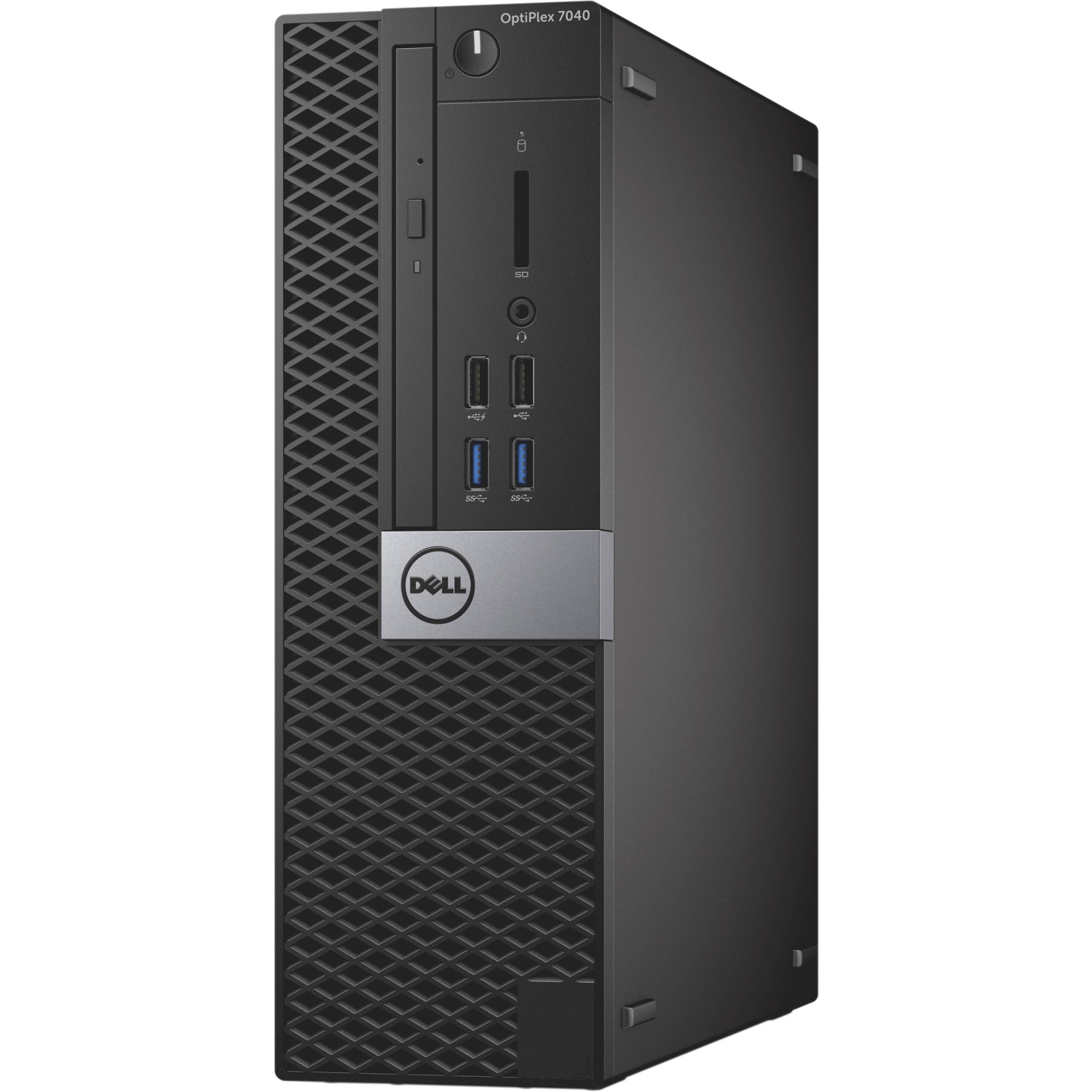 Refurbished - Dell 7040 SFF SFF Desktop - Black (Intel i5-6500 / 8 GB RAM / 256 GB SSD / Windows 10 Professional DVD Drive optional)