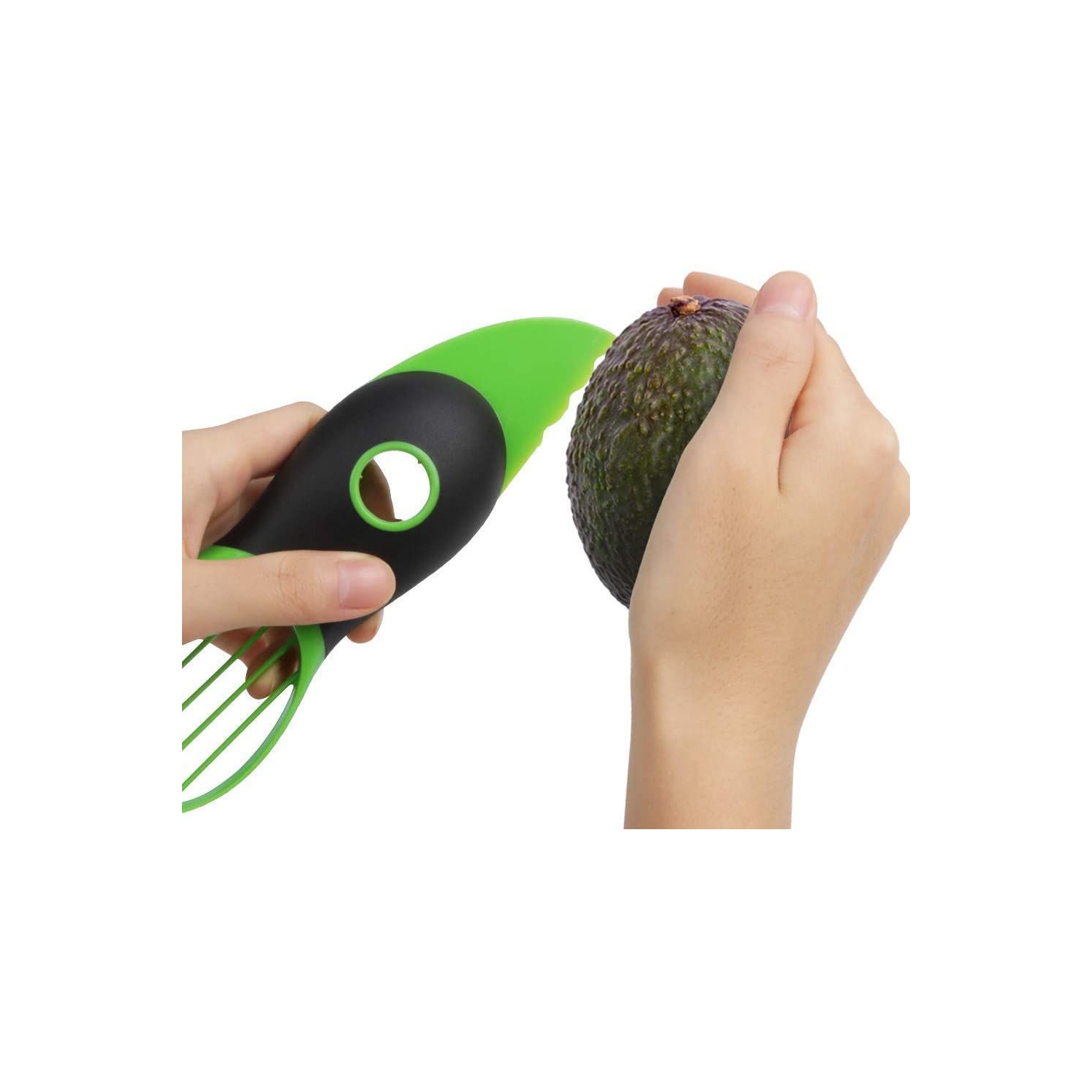 Coupe-avocat, meilleur coupe-avocat 3 en 1, coupe-mangue, coupe-chiku, coupe-bananes multifonctionnel, coupe-outil avocat avec poignée antidérapante