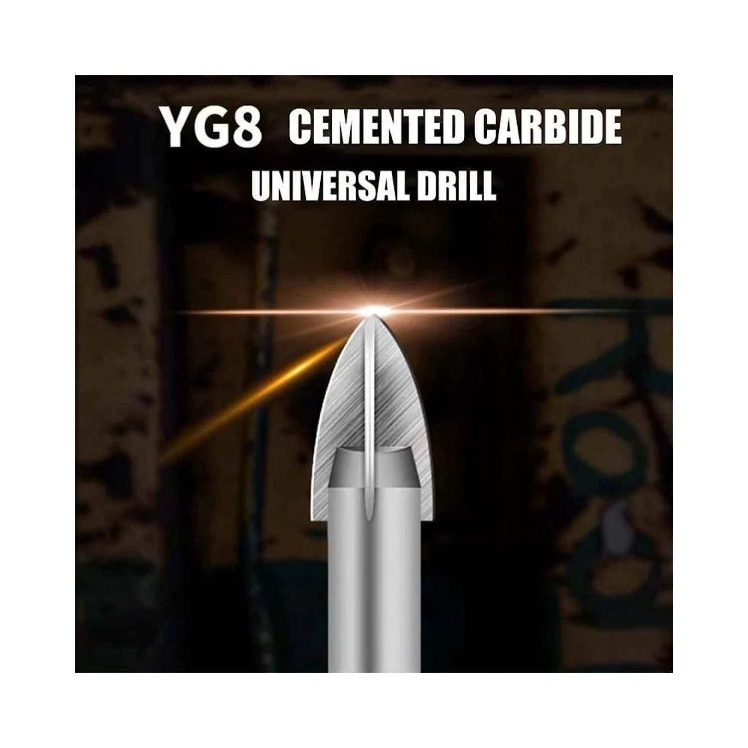 Jeu de forets, tige hexagonale 5pcs pour mur de briques résistant à la rouille