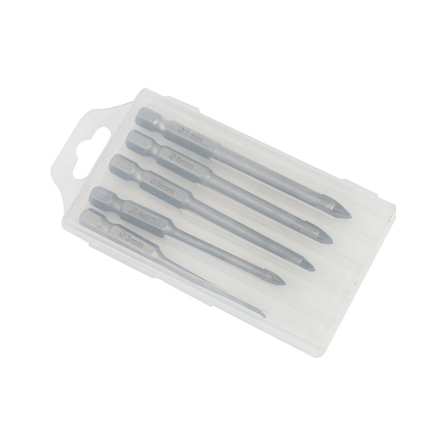 Jeu de forets, tige hexagonale 5pcs pour mur de briques résistant à la rouille