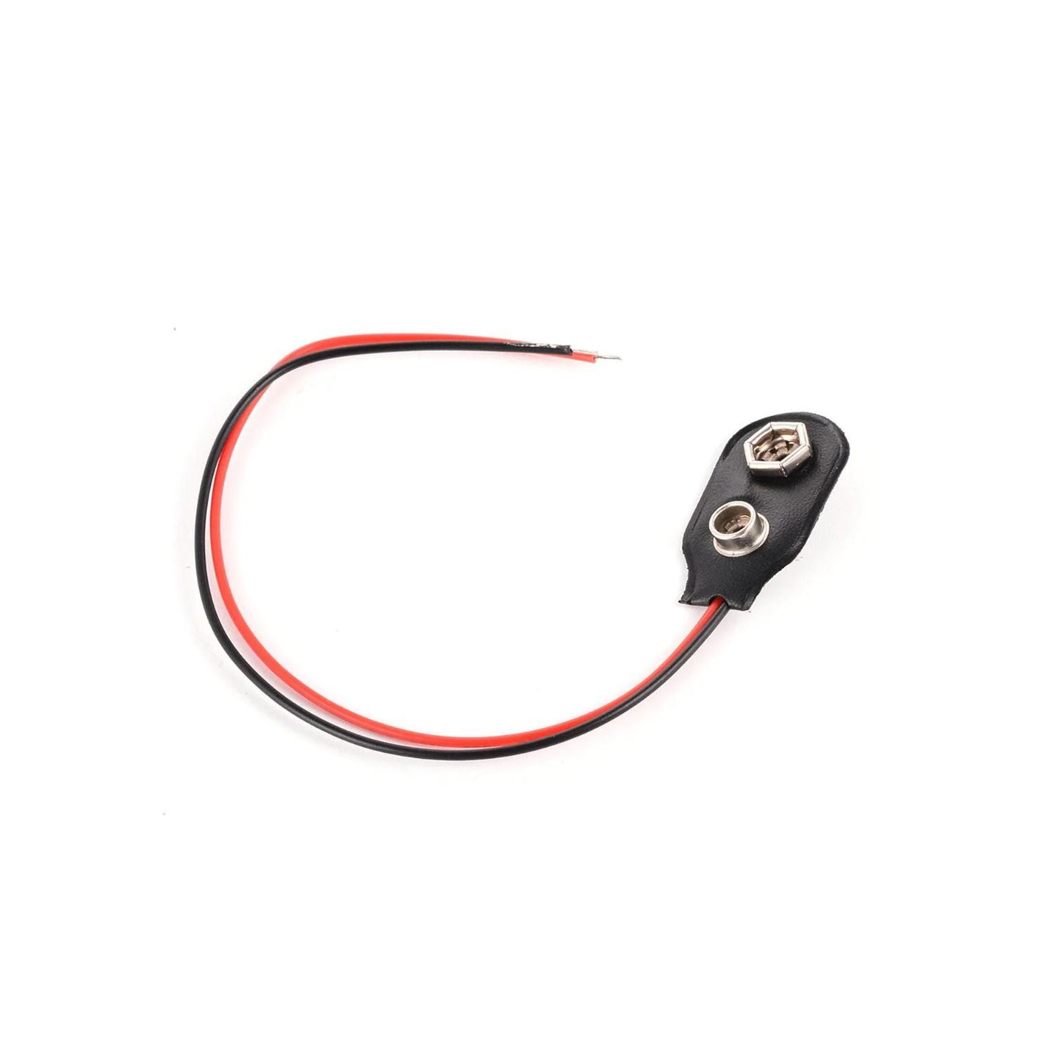 9V Battery Clip Connectors - Secure Power Connection with Durable Faux Leather Housing - Reliable Connector for Stable Power Transmission