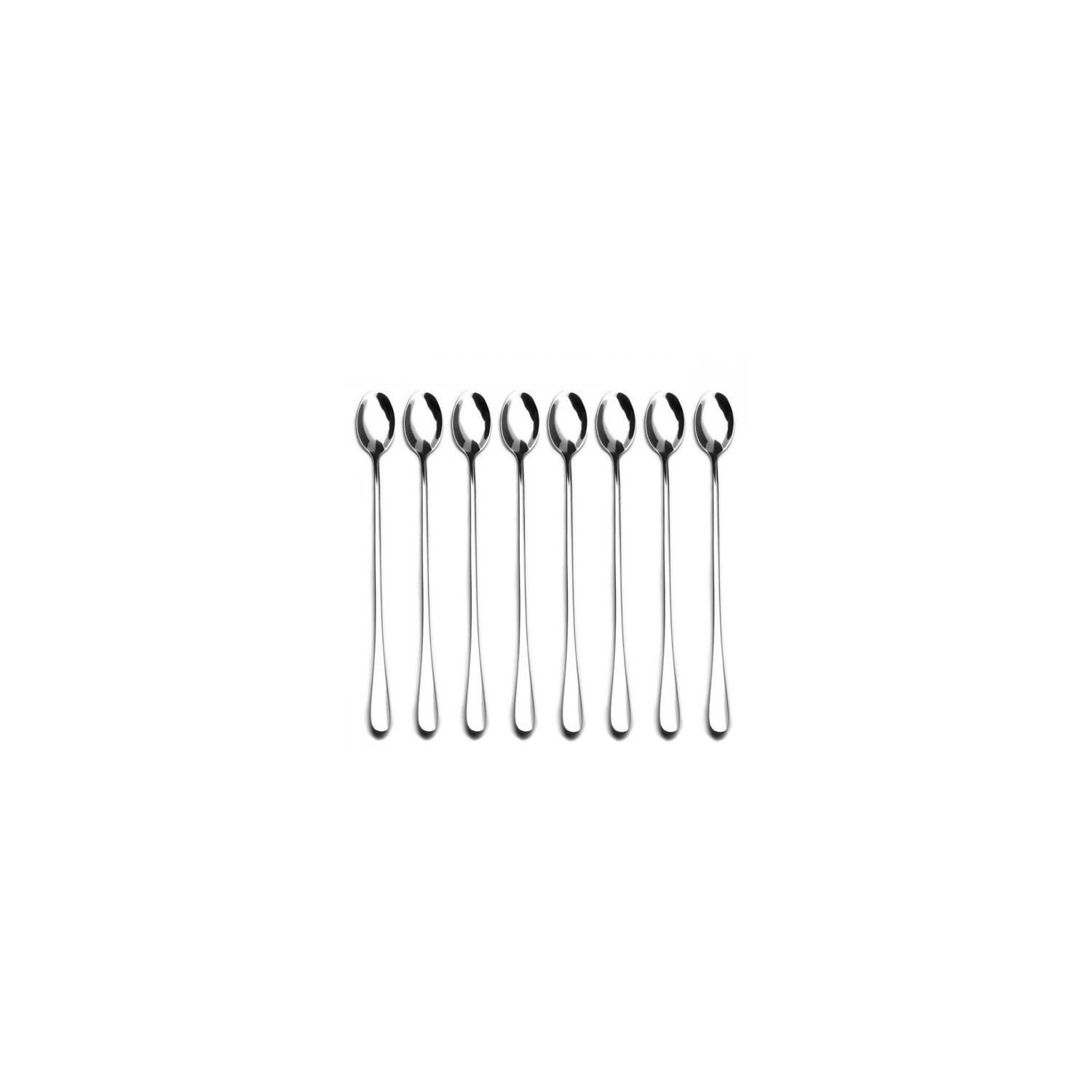 Long Handle Stirring Spoon, Ice Tea Coffee Spoon, Stainless Steel Cocktail Mixing Spoons