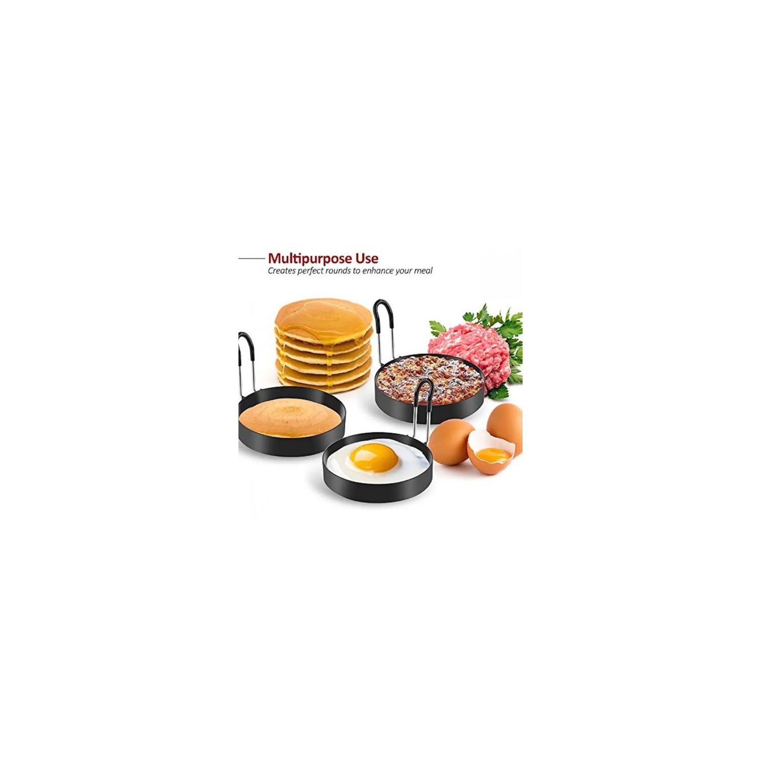 1Pc Stainless Steel Egg Shaper Egg Mold Cooking Tools Pancake Molds Ring