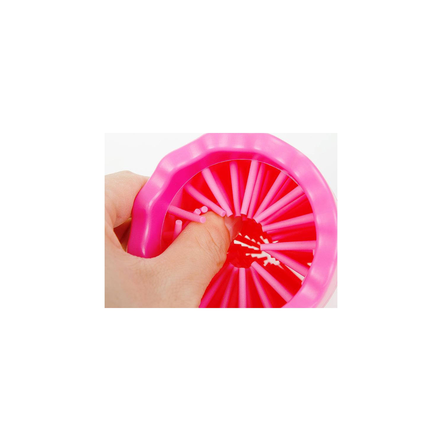 Nettoyeur de pieds pour animaux de compagnie aspirateur portatif pour chien, aspirateur portatif Pet Paw Quick Washer avec poils souples en silicone