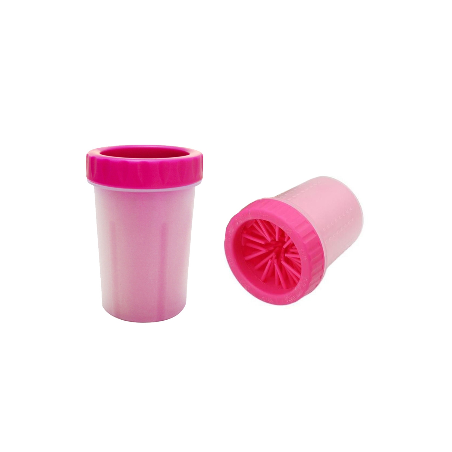 Nettoyeur de pieds pour animaux de compagnie aspirateur portatif pour chien, aspirateur portatif Pet Paw Quick Washer avec poils souples en silicone