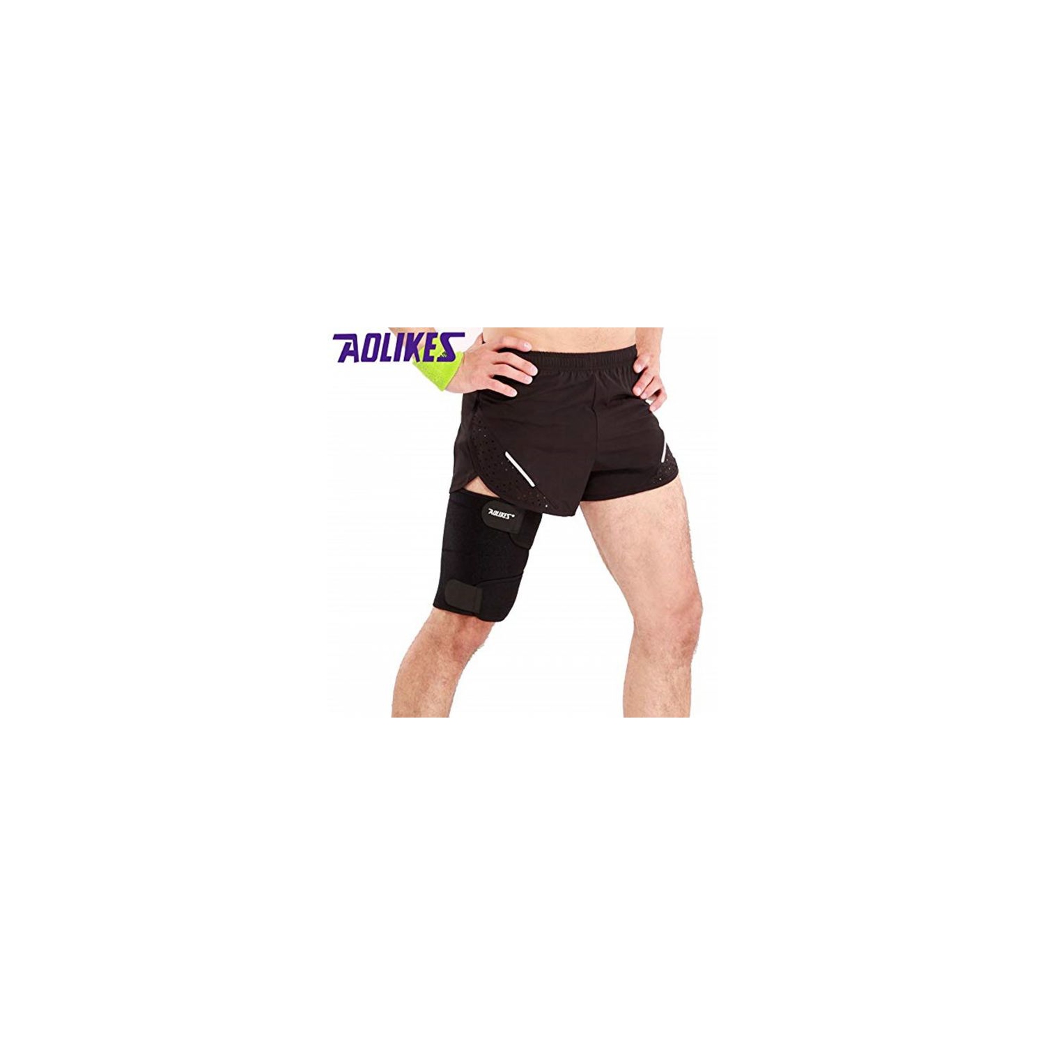 Adjustable Hamstring Compression Sleeve: Breathable Neoprene for Support and Comfort