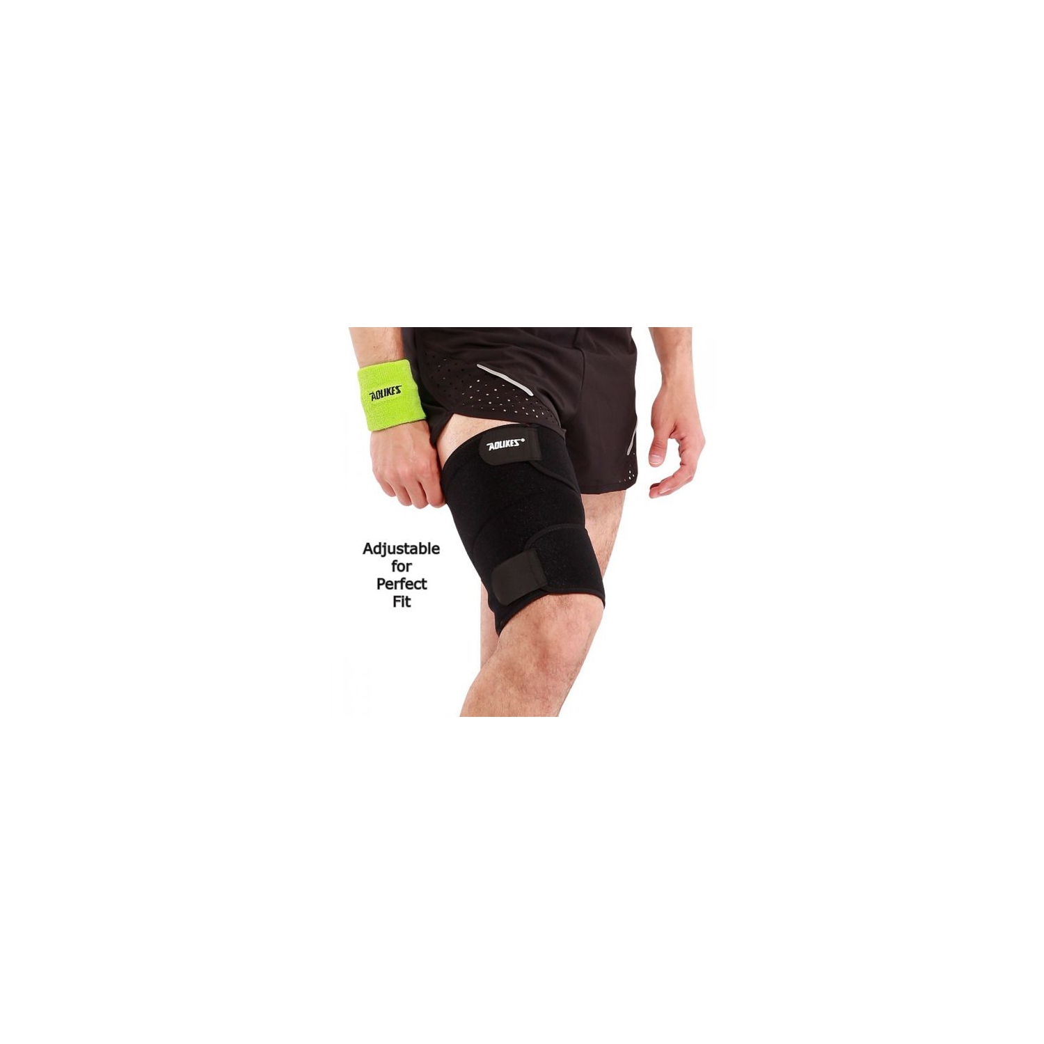 Adjustable Hamstring Compression Sleeve: Breathable Neoprene for Support and Comfort