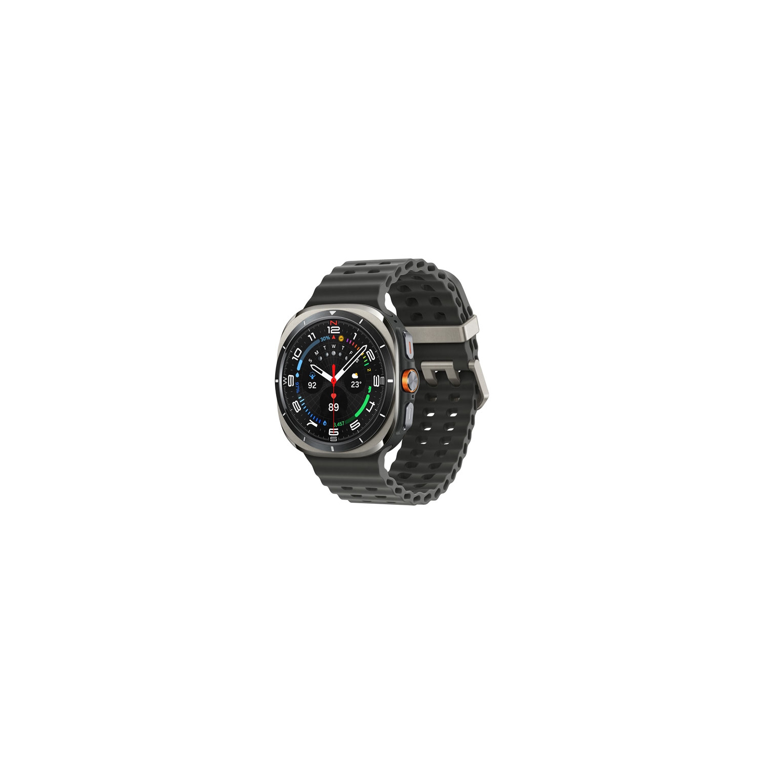 Brand NEW - Samsung Galaxy Watch Ultra (GPS + LTE) 47mm Smartwatch with Heart Rate Monitor - Titanium Silver/Dark Grey