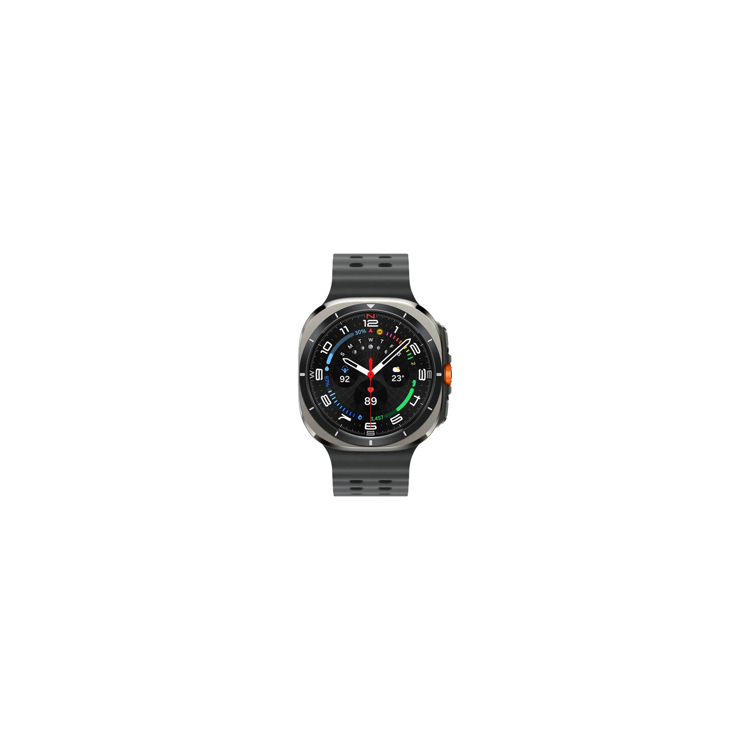 NOUVEAU – montre intelligente 47&nbsp;mm Galaxy Watch Ultra de Samsung avec moniteur de fréquence cardiaque – Argent titane/Gris foncé