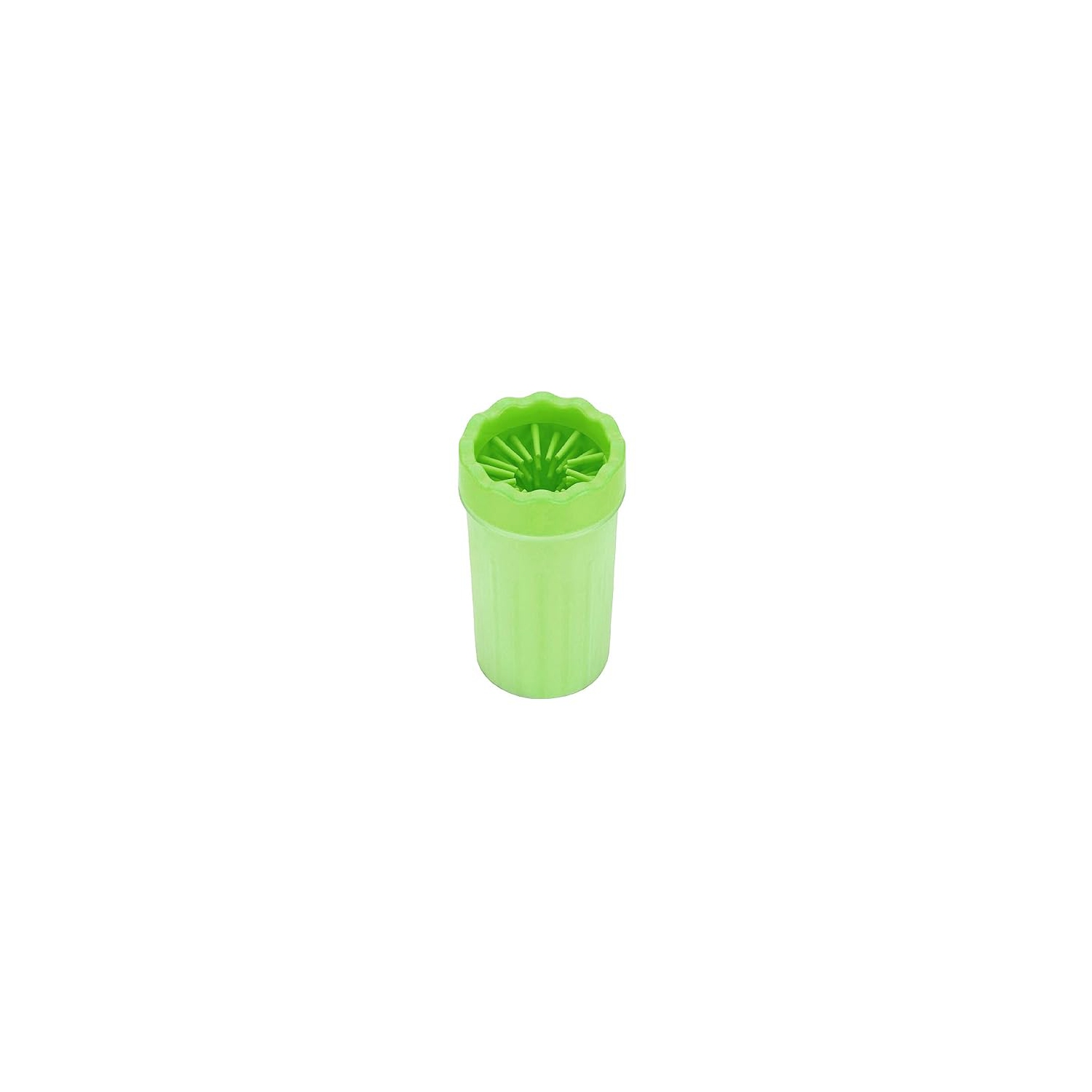Dog Paw Washing Cup Pet Paw Cleaner Portable Dog Paw Washer with Soft Silicone Bristles for Quickly Cleaning - Green