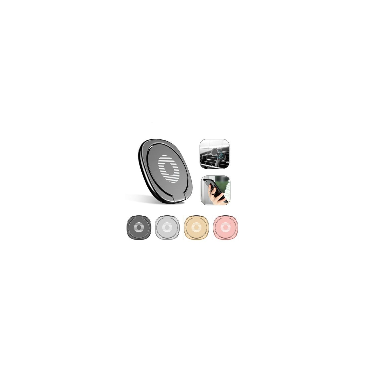 Hand Ring Car Mount Phone Holder Stand
