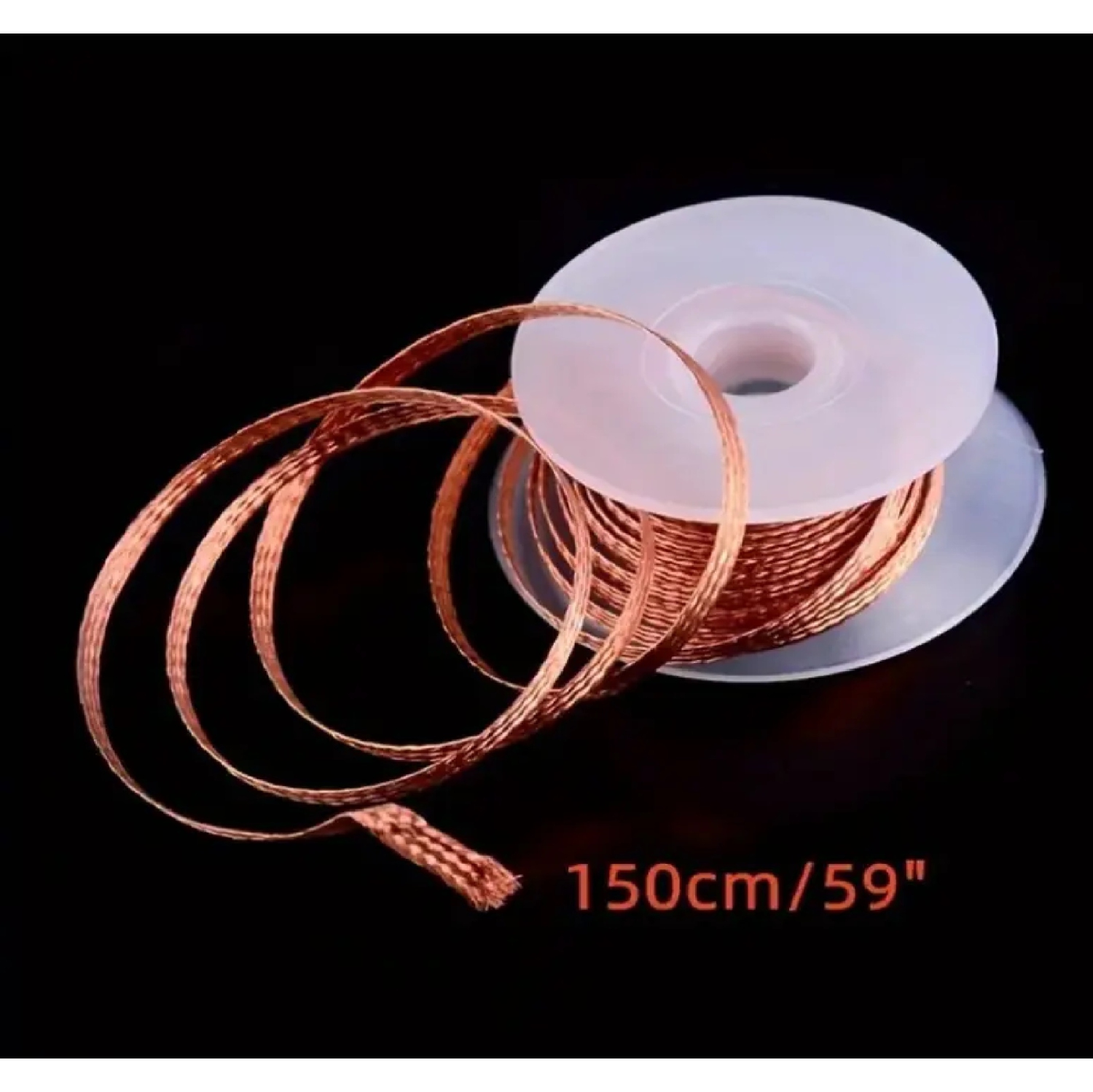 Solder Wick Braid Remover Tool, Pure Metal Desoldering Wick Wire Roll, No-Clean Solder Sucker For Electrical Component Disassembly