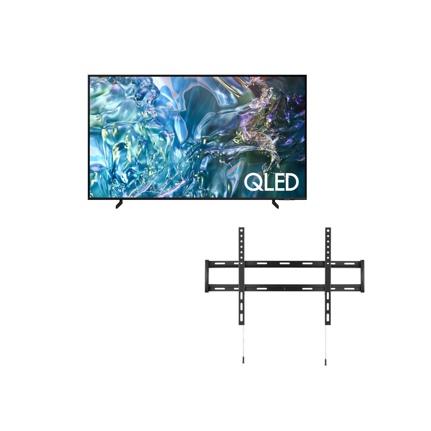 SAMSUNG 85-Inch QLED 4K Q60D Series Quantum HDR, Q-Symphony, Motion Xcelerator, Gaming Hub, Smart TV - [QN85Q60DAFXZC+Wall Mount]- Open Box (10/10 Condition)