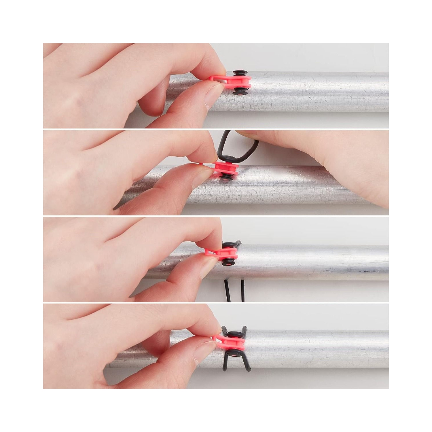 ISTAR Fishing Hook Covers Fishing Rod Hook Holder with Fish Rod Hook Keeper for Fishing Rods Fishing Holder, Black