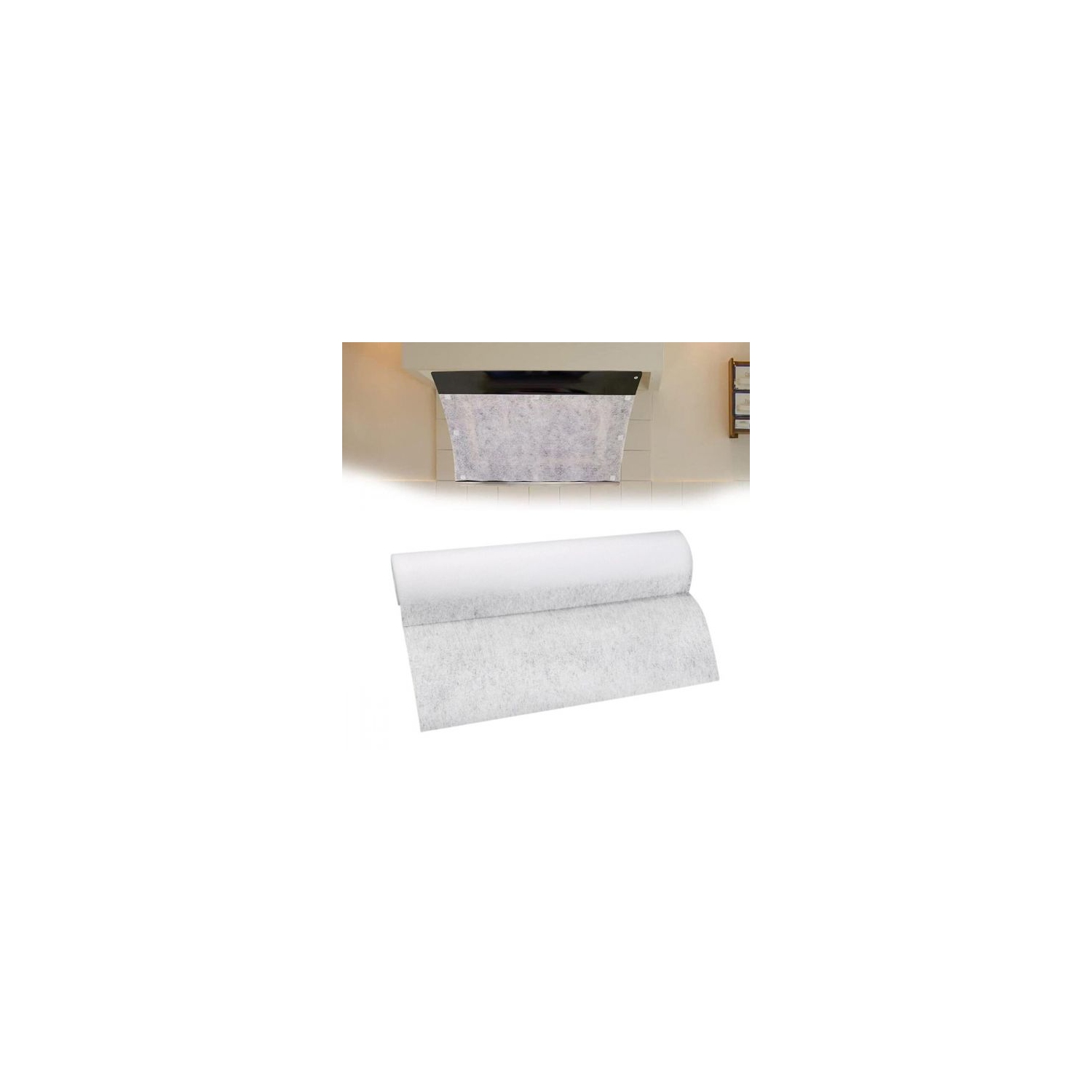 Self-cleaning Kitchen Range Hood Filter Screen Oil Suction Paper Anti Oil Stain Cotton Film Household