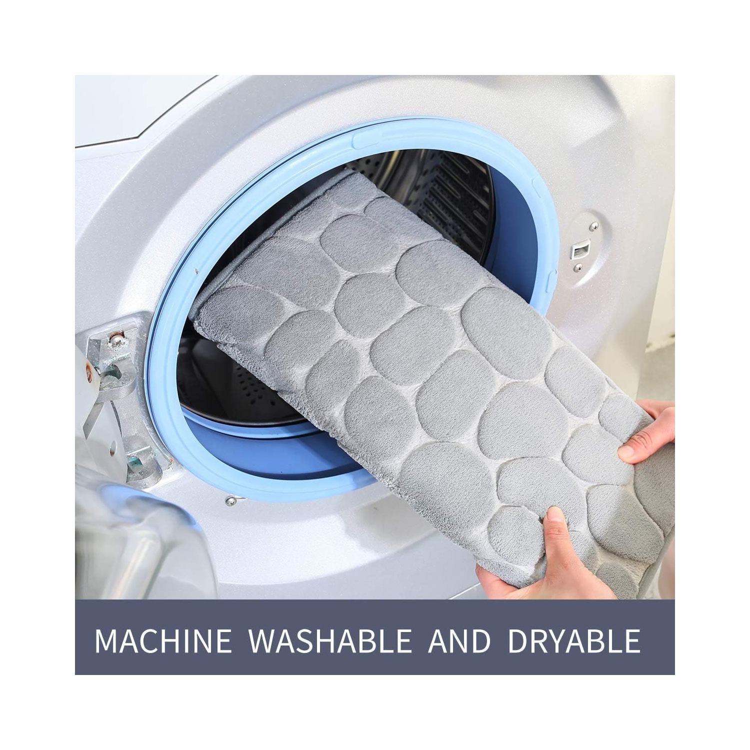 Tapis de bain et tapis – décoration de salle de bain antidérapante et super absorbante