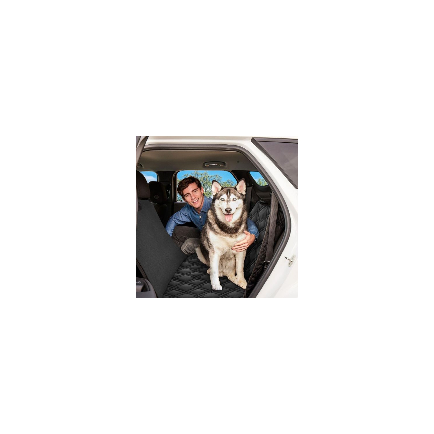 HOUSSE DE siège d'auto pour chien – matériau étanche, intérieur avec rembourrage en coton PP pour plus de confort