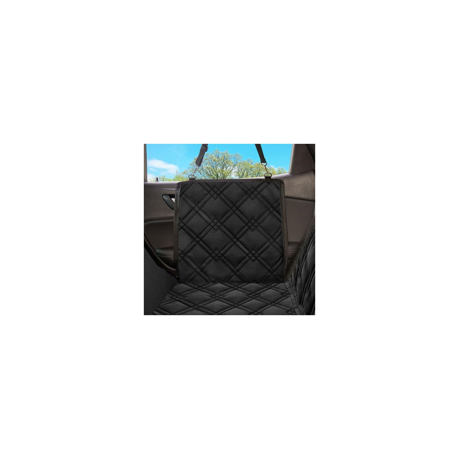 HOUSSE DE siège d'auto pour chien – matériau étanche, intérieur avec rembourrage en coton PP pour plus de confort